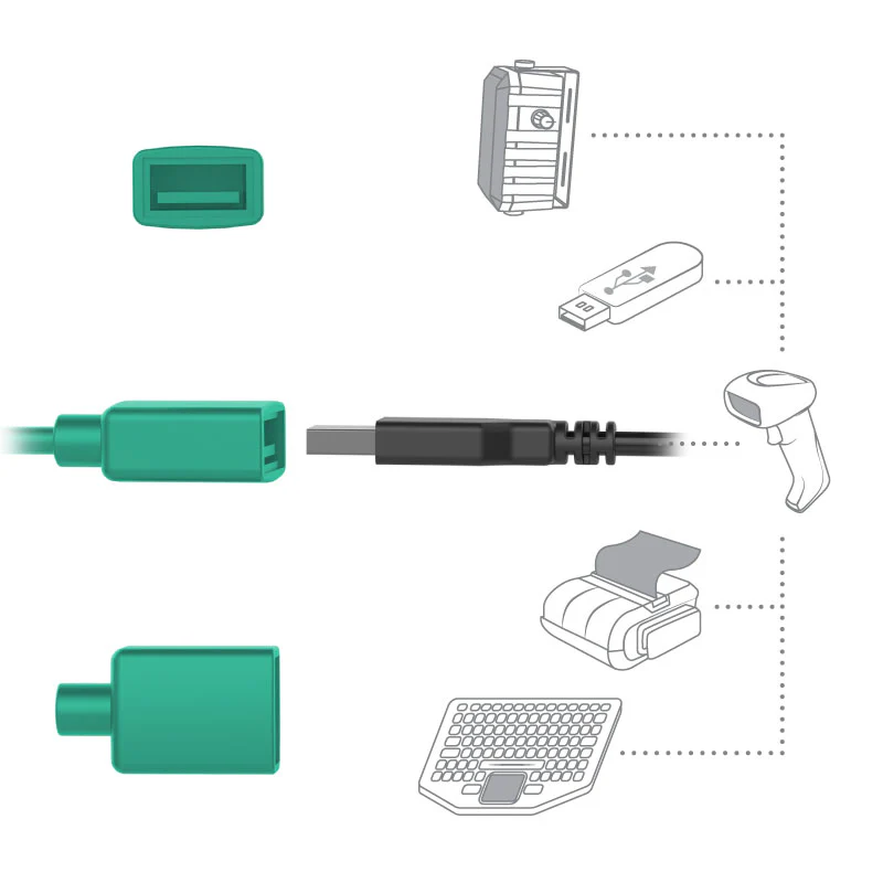GDS® Dock + Single USB-A for iPad mini (A17 Pro) & mini 6 - Image 5