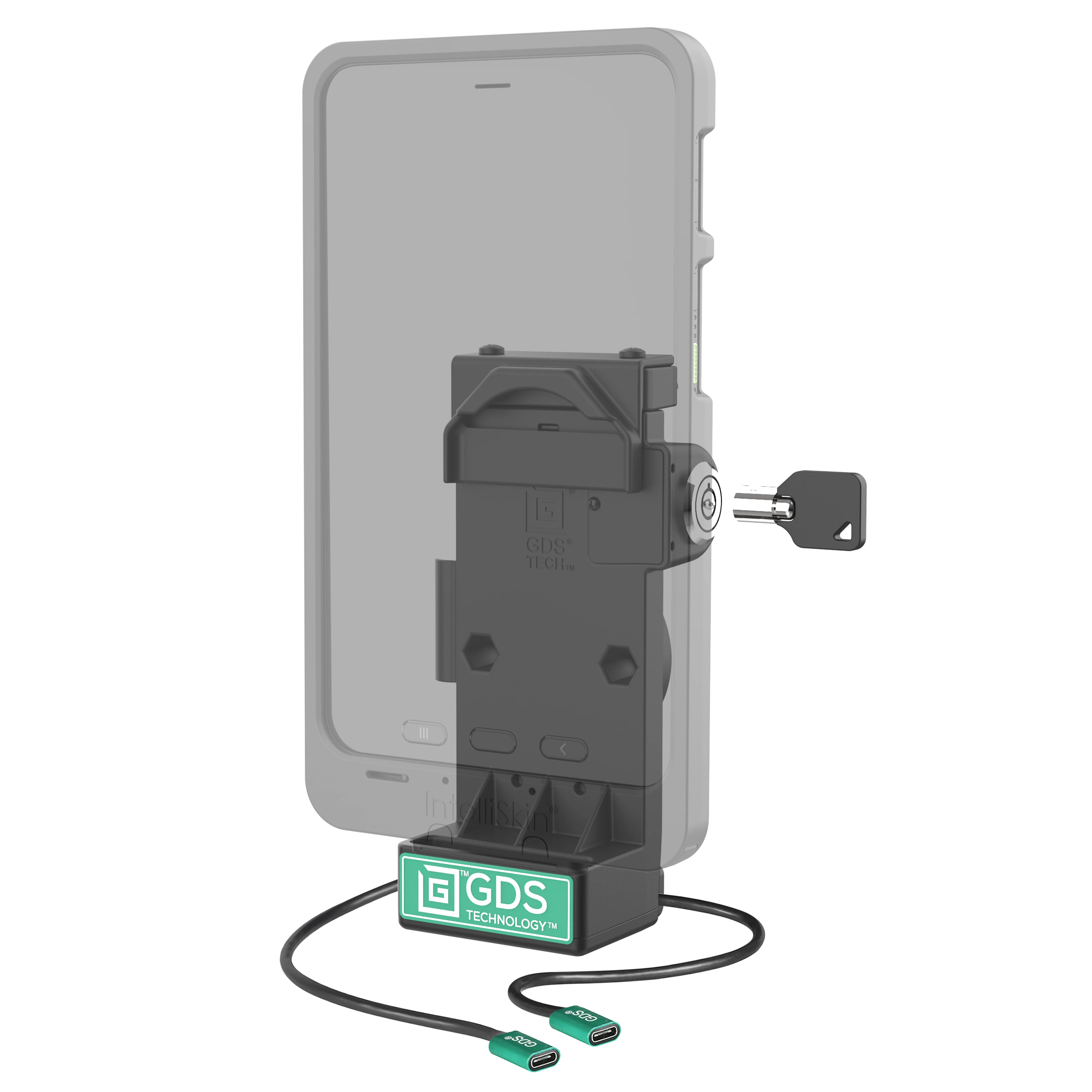 GDS® Uni-Conn™ Locking Spring Loaded Power + Single USB-C Dock - Image 2