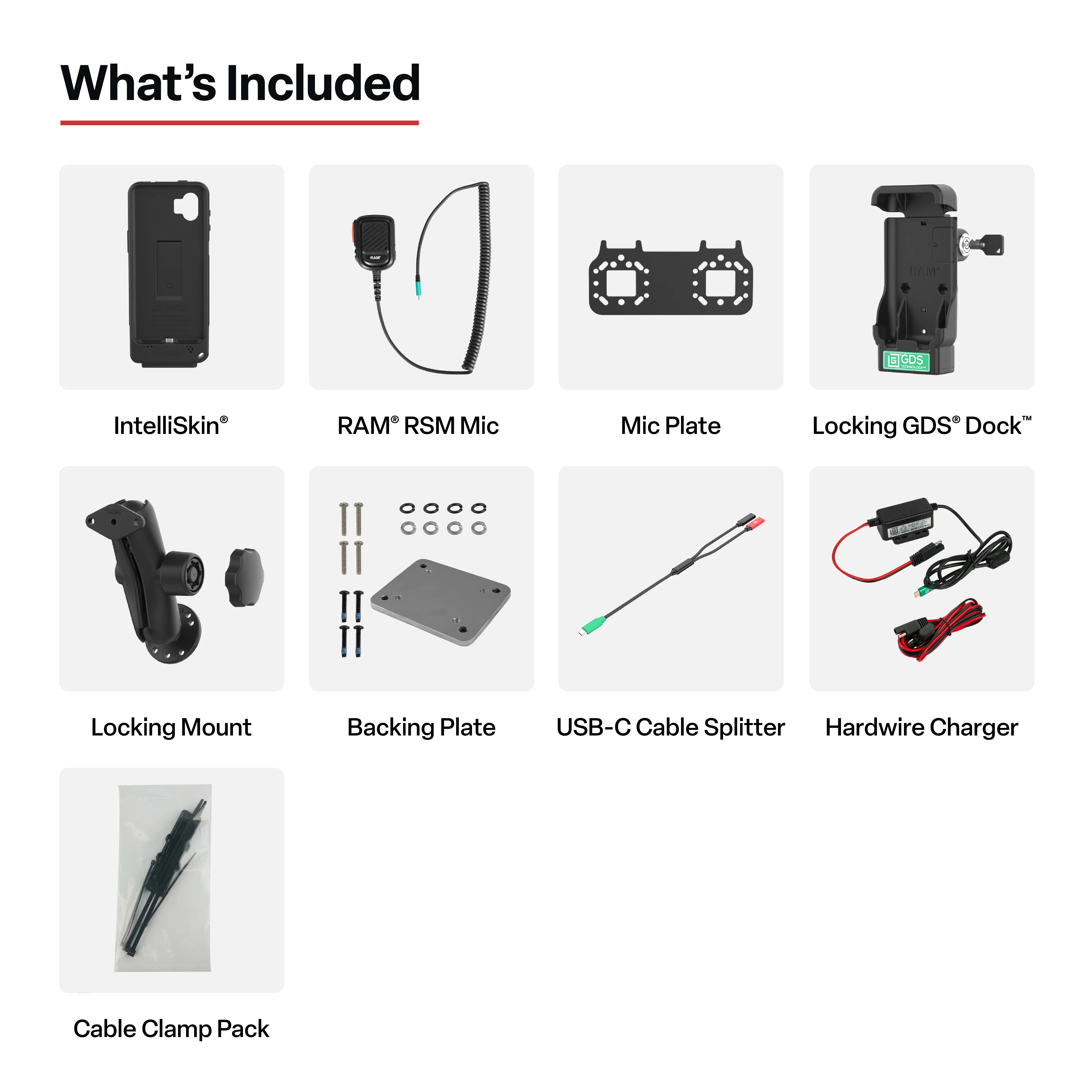 GDS® Locking PTT Speaker Mic Kit for XCover7 Pro/6 Pro - Kodiak - Image 5