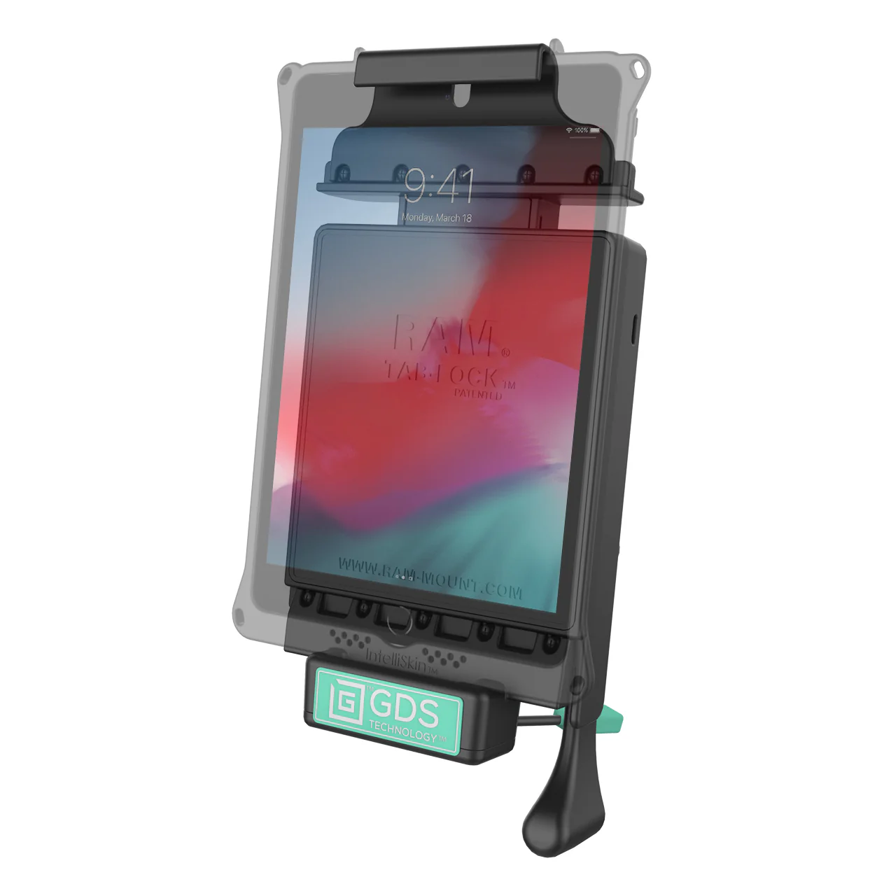 GDS® Locking Vehicle Dock for Apple iPad mini 4 & 5 - Image 2