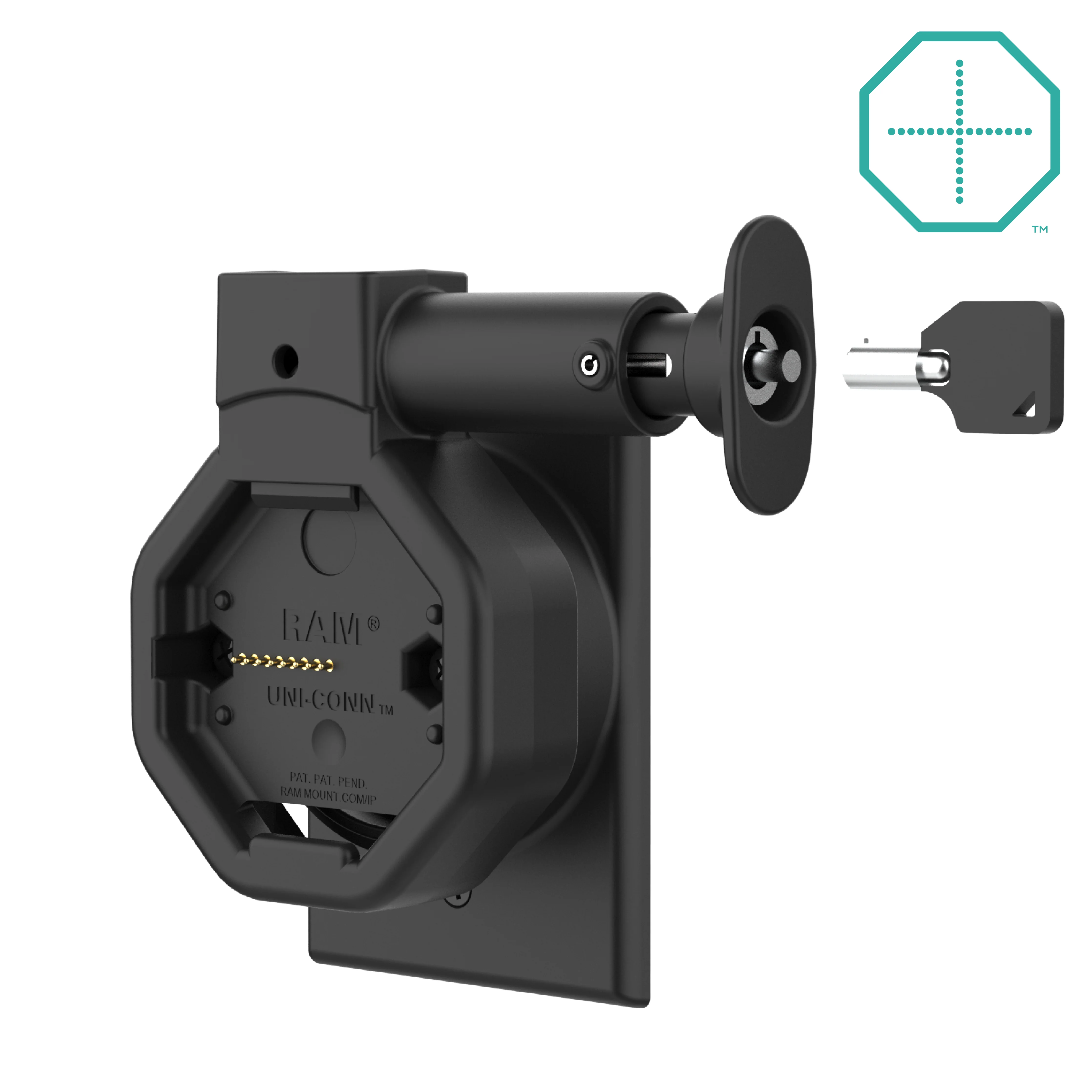GDS® Uni-Conn™ Powered Locking Wall Dock with PoE