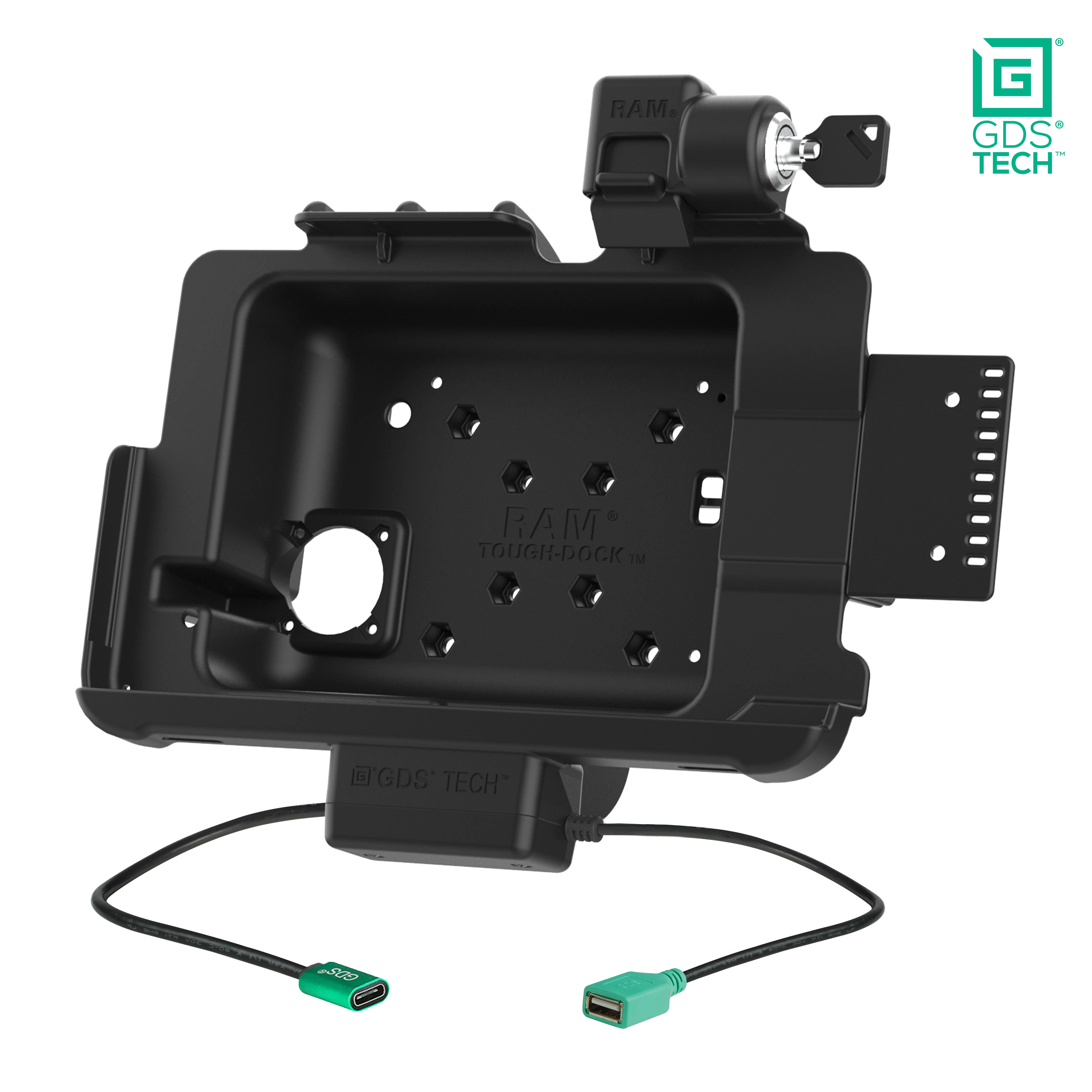 Locking GDS® Dock + Data for Zebra ET401 & ET4x 10" with IntelliSkin® - Image 2