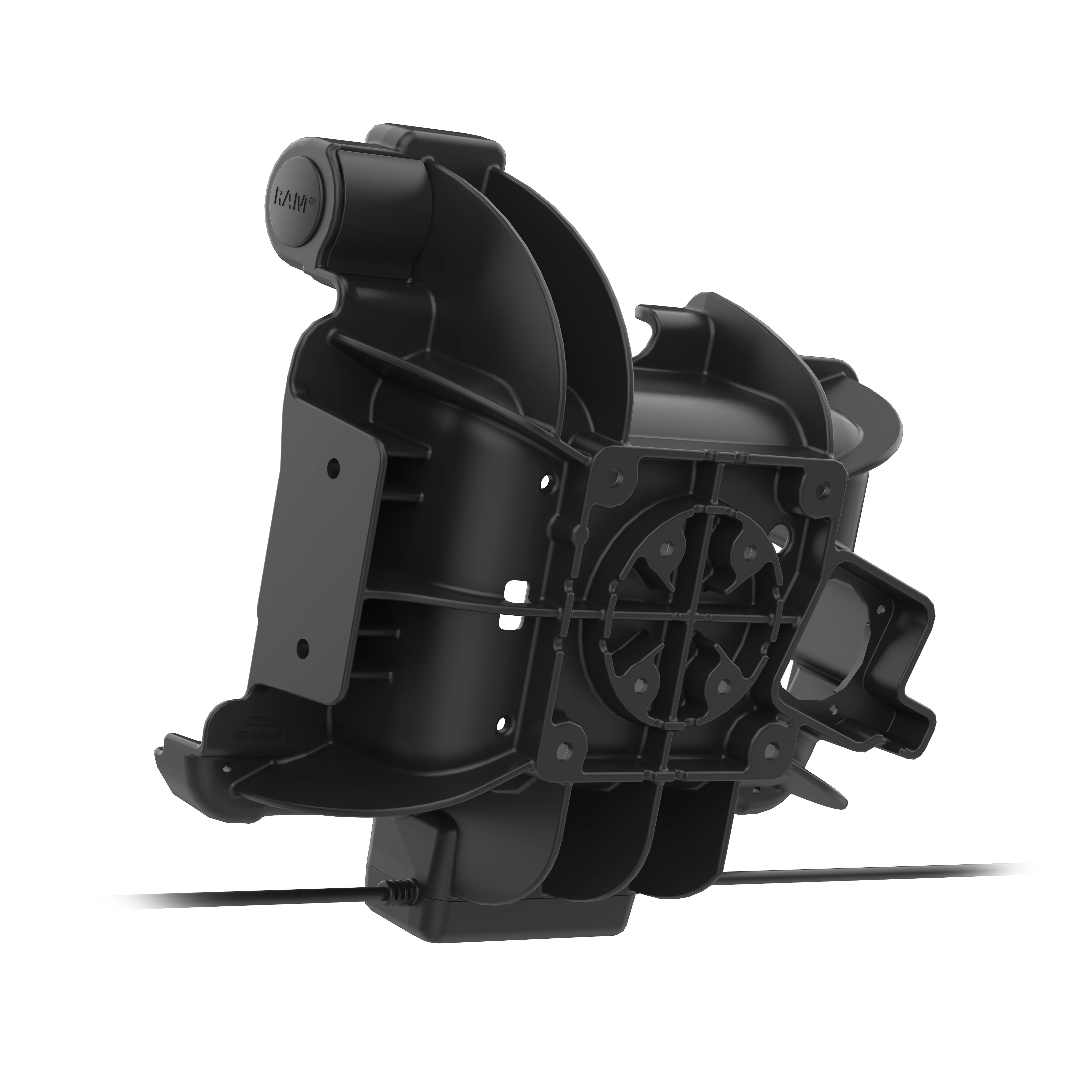 GDS® Power + Dual USB Dock with Latch for Zebra ET401 & ET4x 8" - Image 3