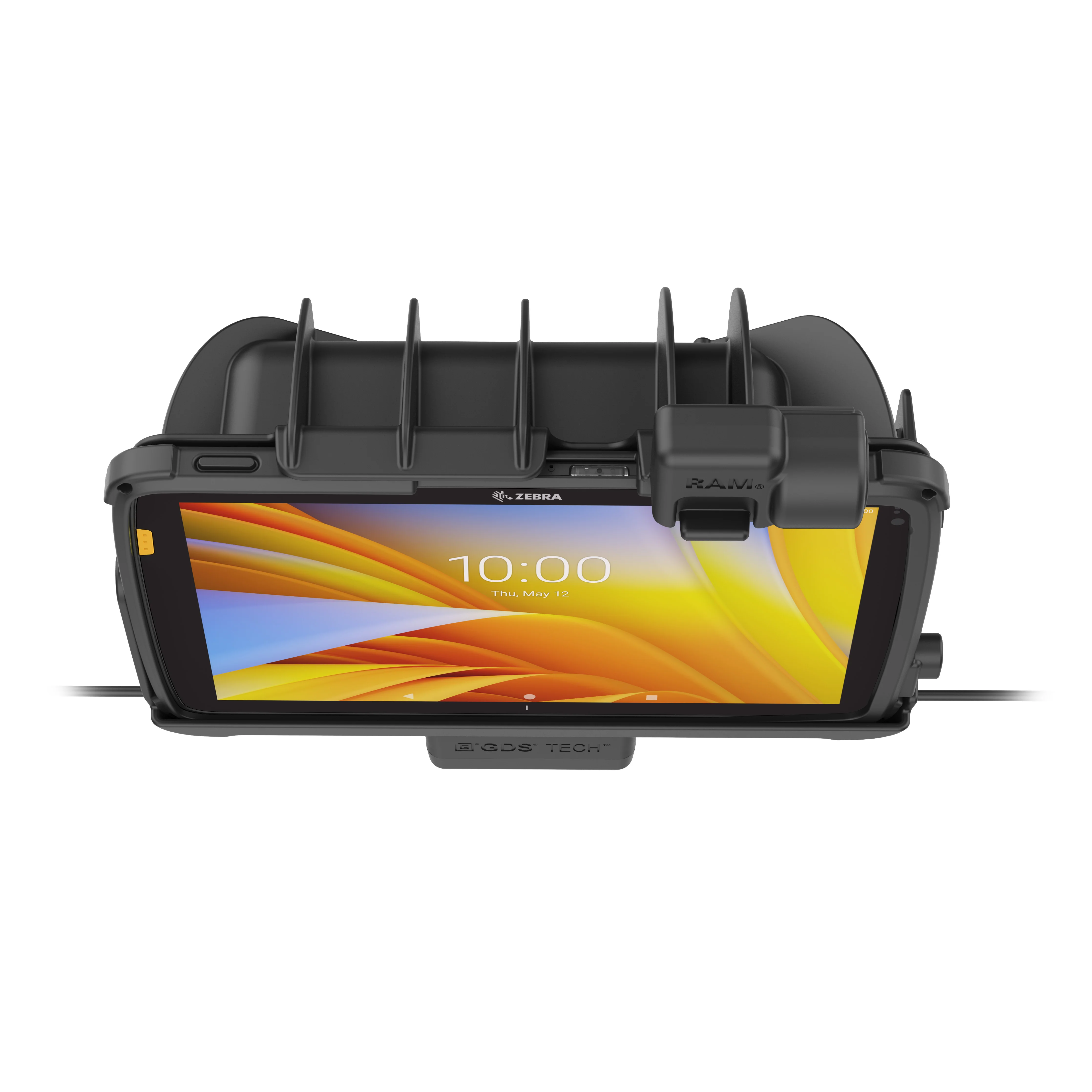 GDS® Power + Dual USB Dock with Latch for Zebra ET401 & ET4x 10" - Image 6