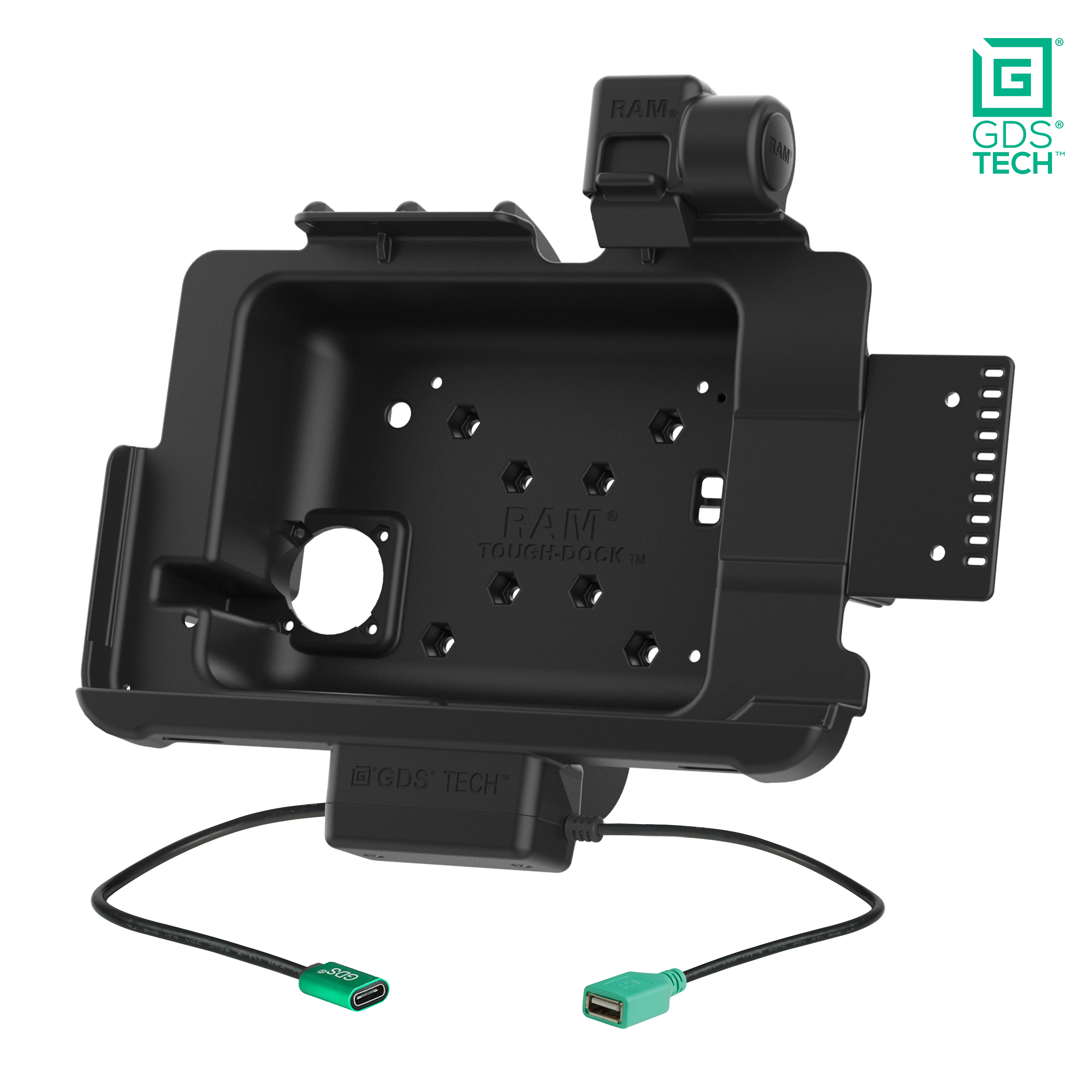 GDS® Power + Data Dock with Latch for Zebra ET401 & ET4x 10" - Image 2