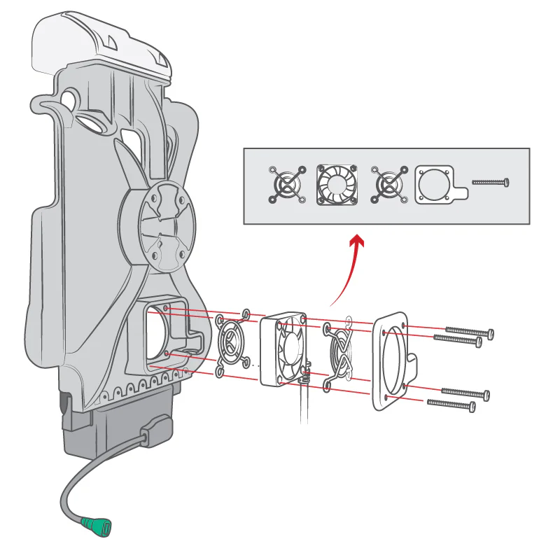 GDS® Fan Accessory for GDS® Tough-Dock™ - Image 2