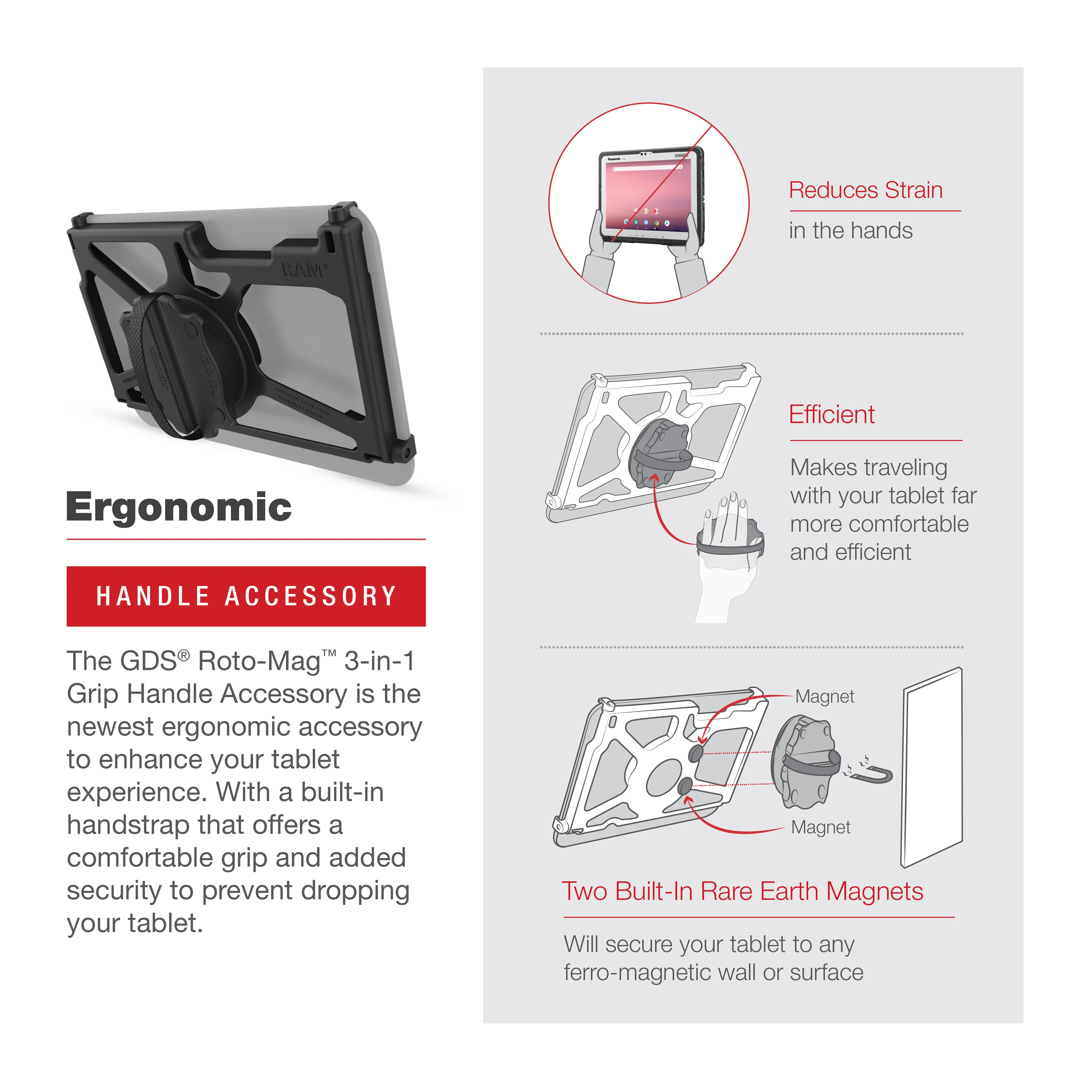 GDS® Roto-Mag™ 3-in-1 Accessory for Panasonic FZ-A3 - Image 4