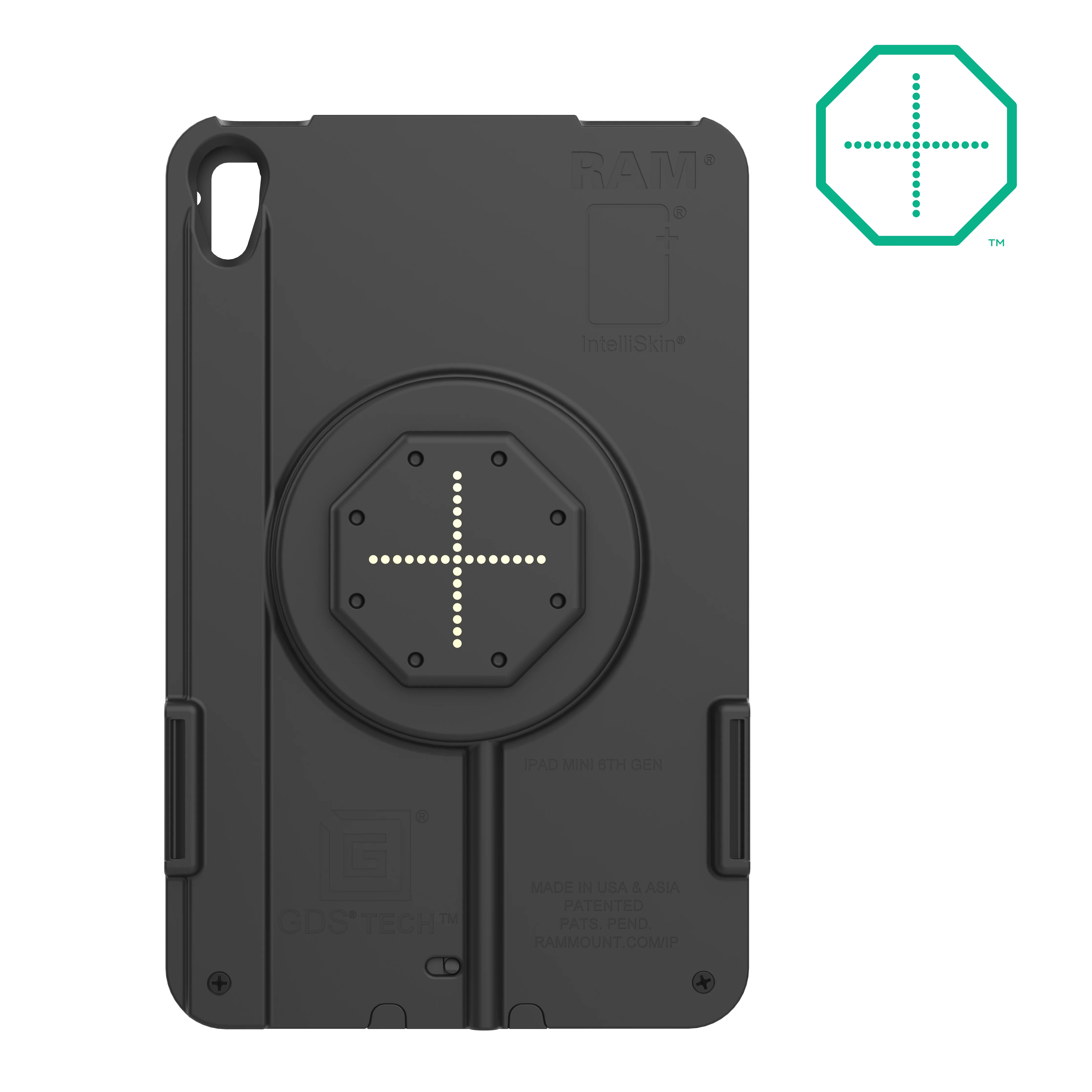 IntelliSkin® Thin-Case™ for iPad mini (A17 Pro) & mini 6 Rear Pogo Pads - Image 2