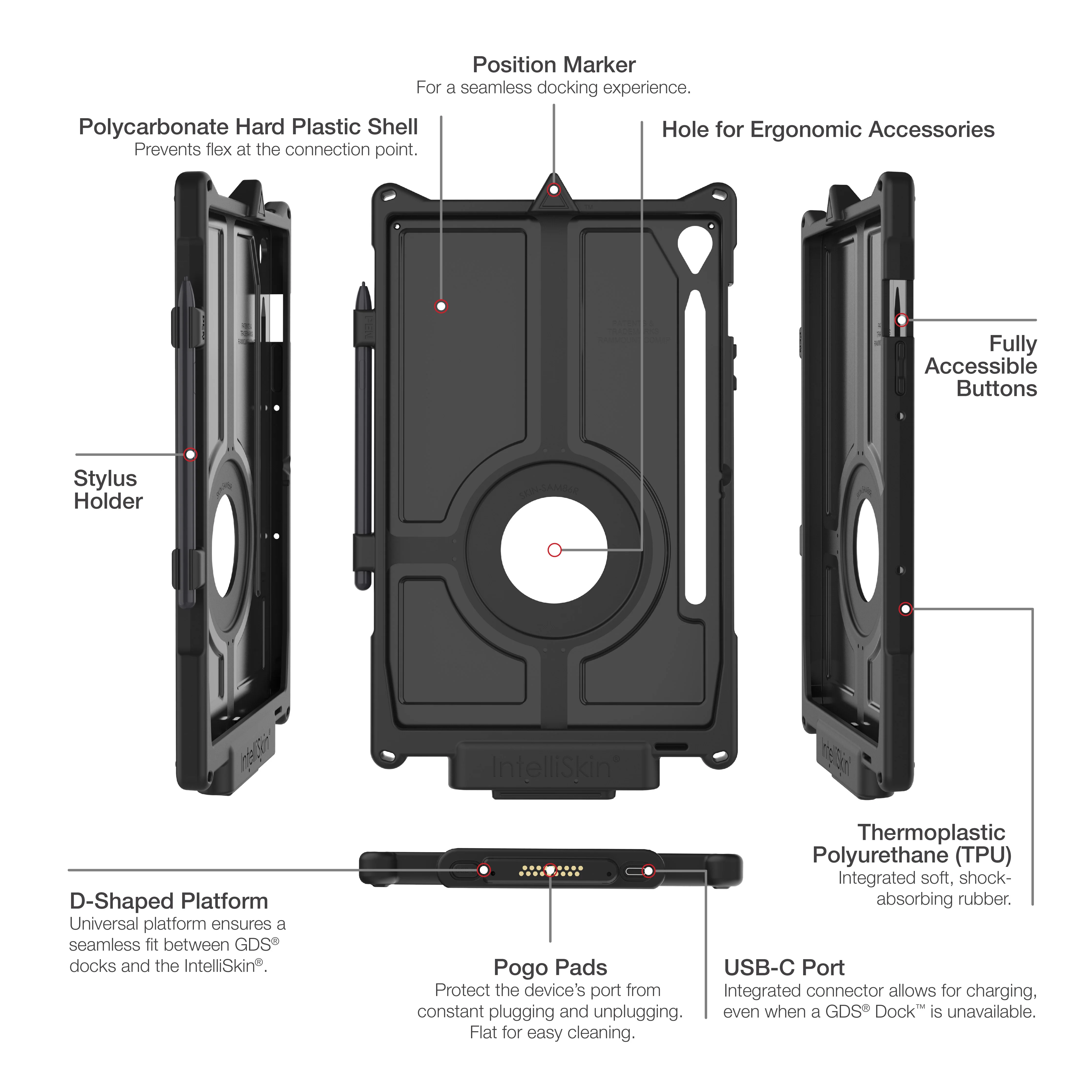 IntelliSkin® Next Gen for Samsung Tab S9, S9 FE, S10 FE & S10 Lite - Image 4