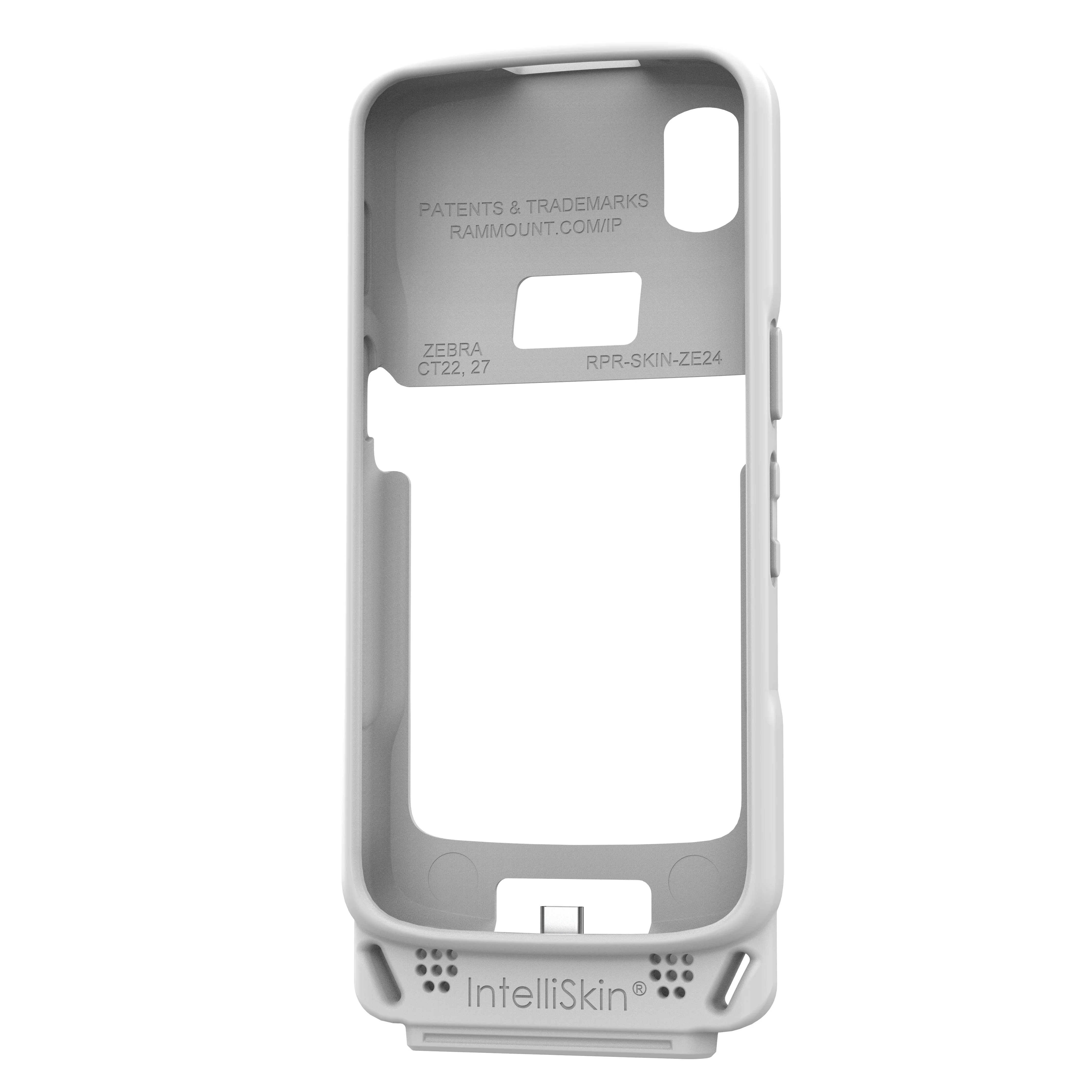 IntelliSkin® for Zebra TC22/27 - Gray - Image 2