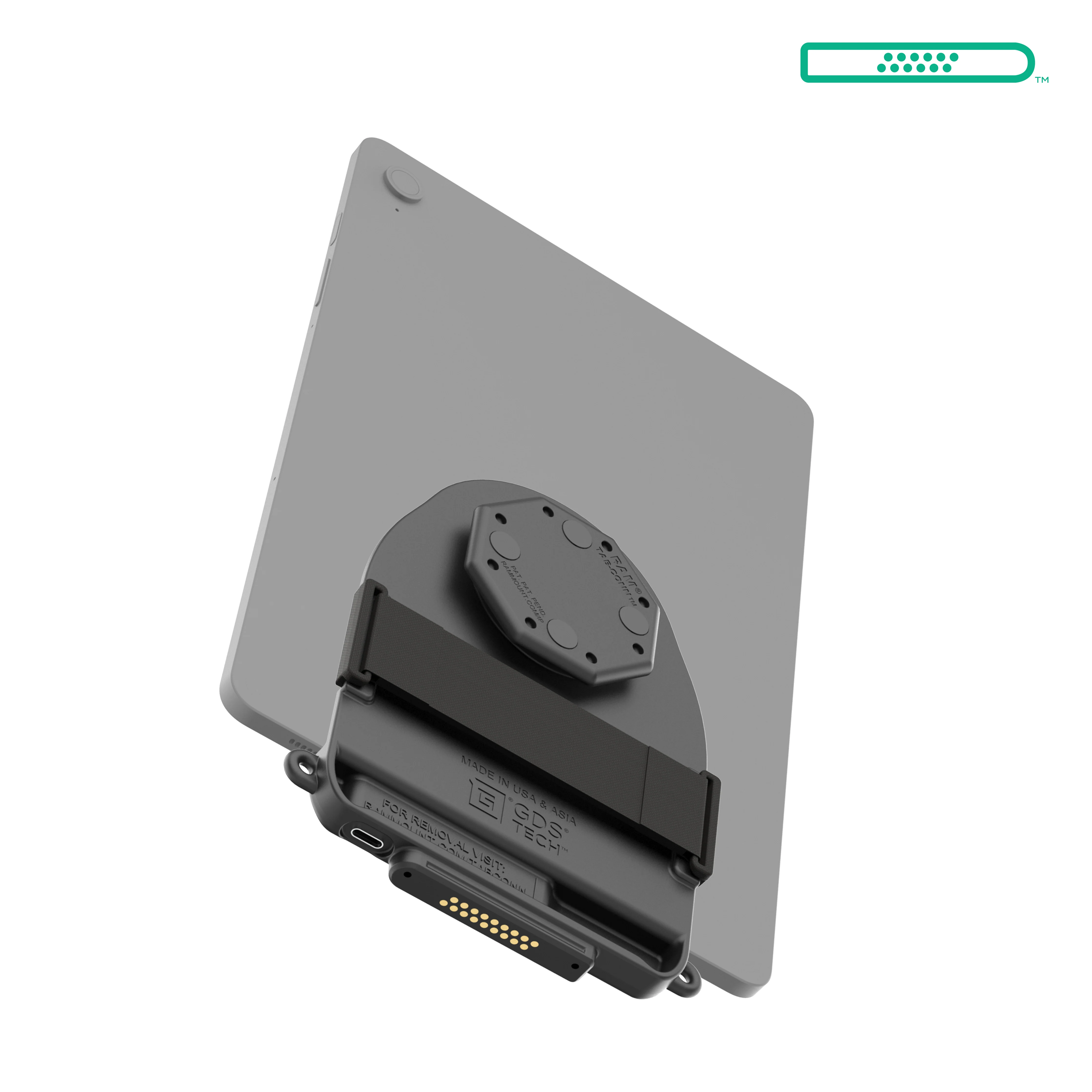 GDS® Tab-Conn™ for Tablets Without Case (D Shape Pogo Pads) - Image 2