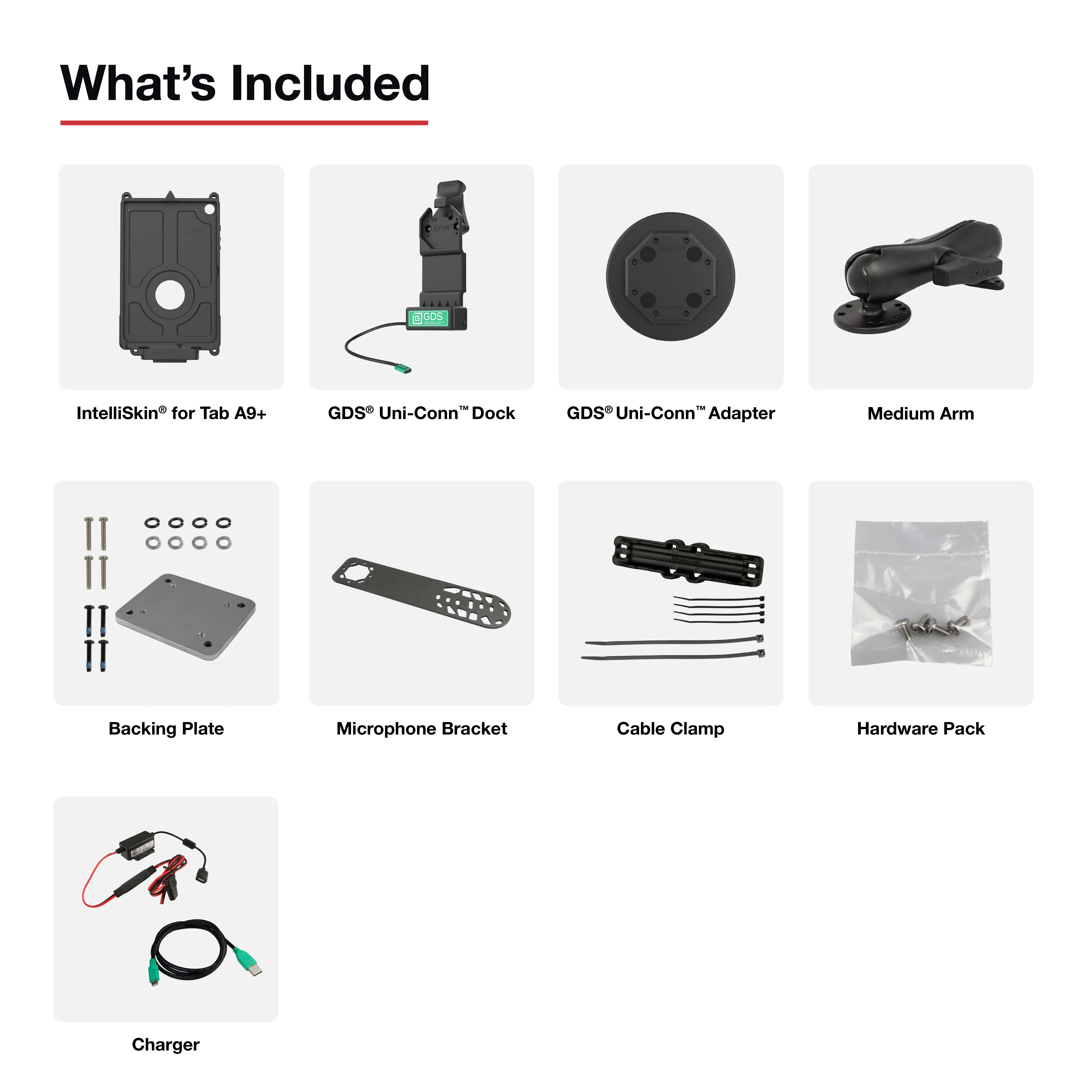 GDS® Uni-Conn™ Aina PTT Voice Responder Bundle for Samsung Tab A9+ - Image 5