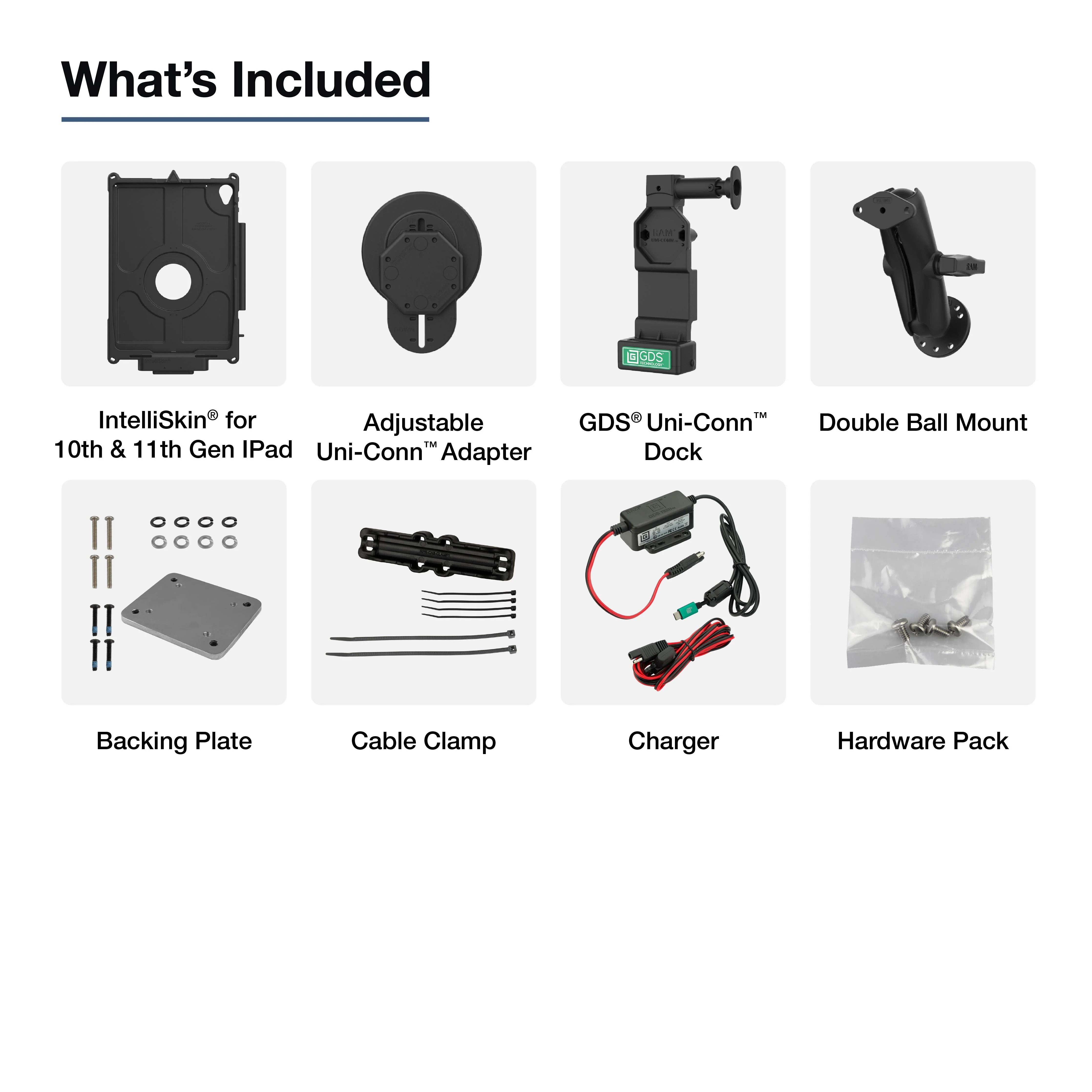 GDS® Uni-Conn™ Vehicle Bundle for Apple iPad 10th & 11th Gen - Image 5