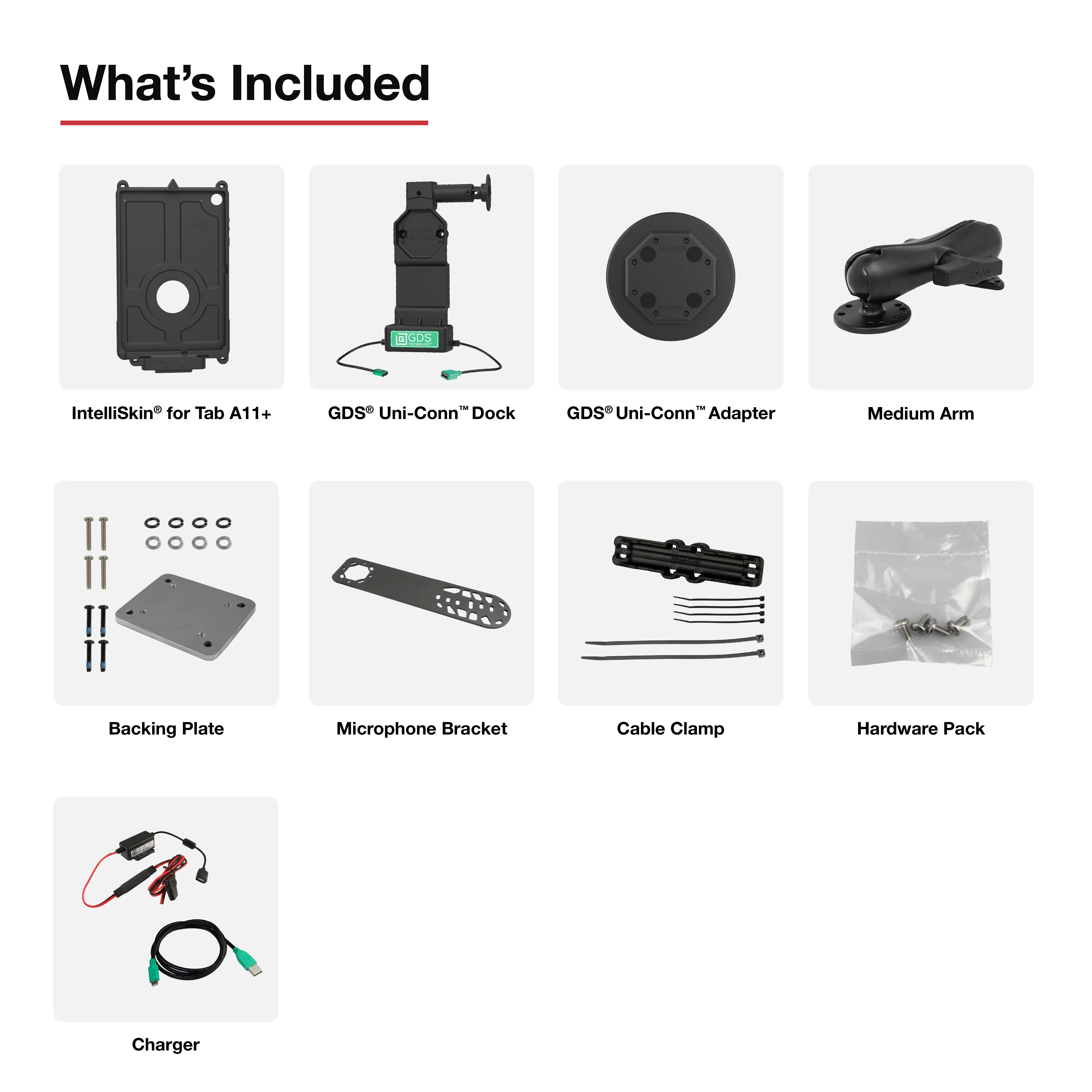 GDS® Uni-Conn™ Aina PTT Voice Responder Bundle for Samsung Tab A11+ - Image 5