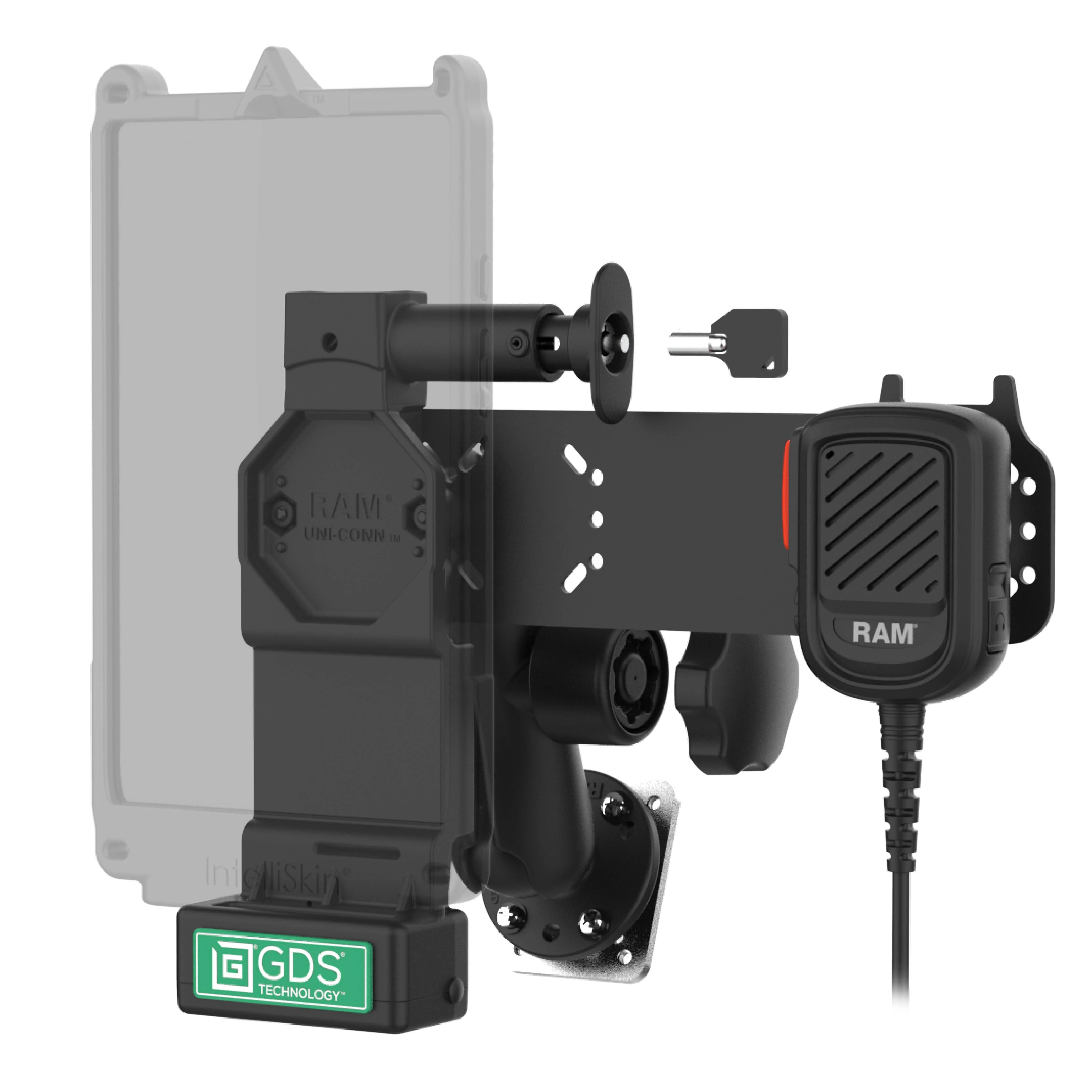 GDS® Uni-Conn™ Locking PTT Remote Speaker Mic Bundle for Kodiak - Image 2