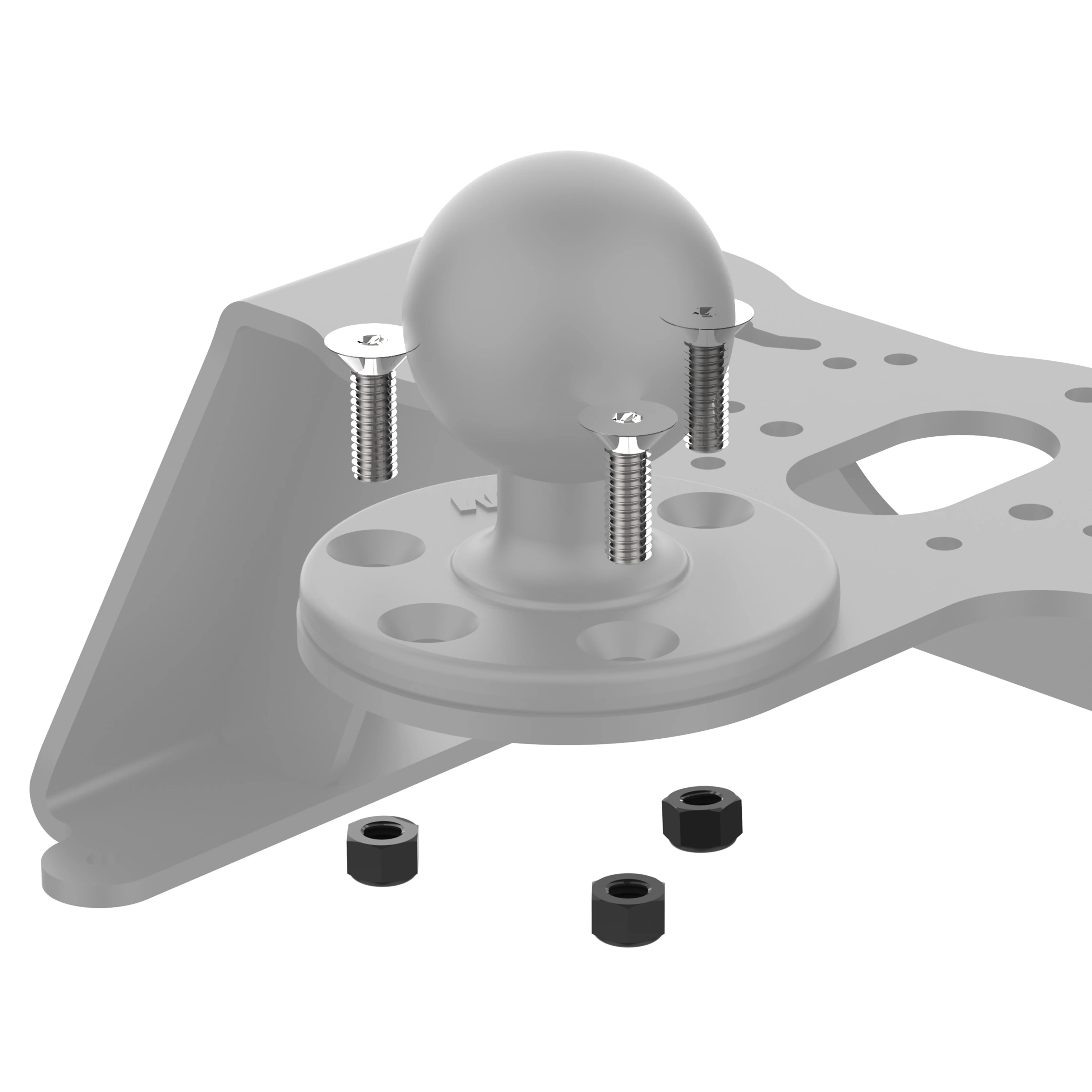RAM® Hardware Pack for Fishfinder Deck Mount & D-Size Ball Bases - Image 2