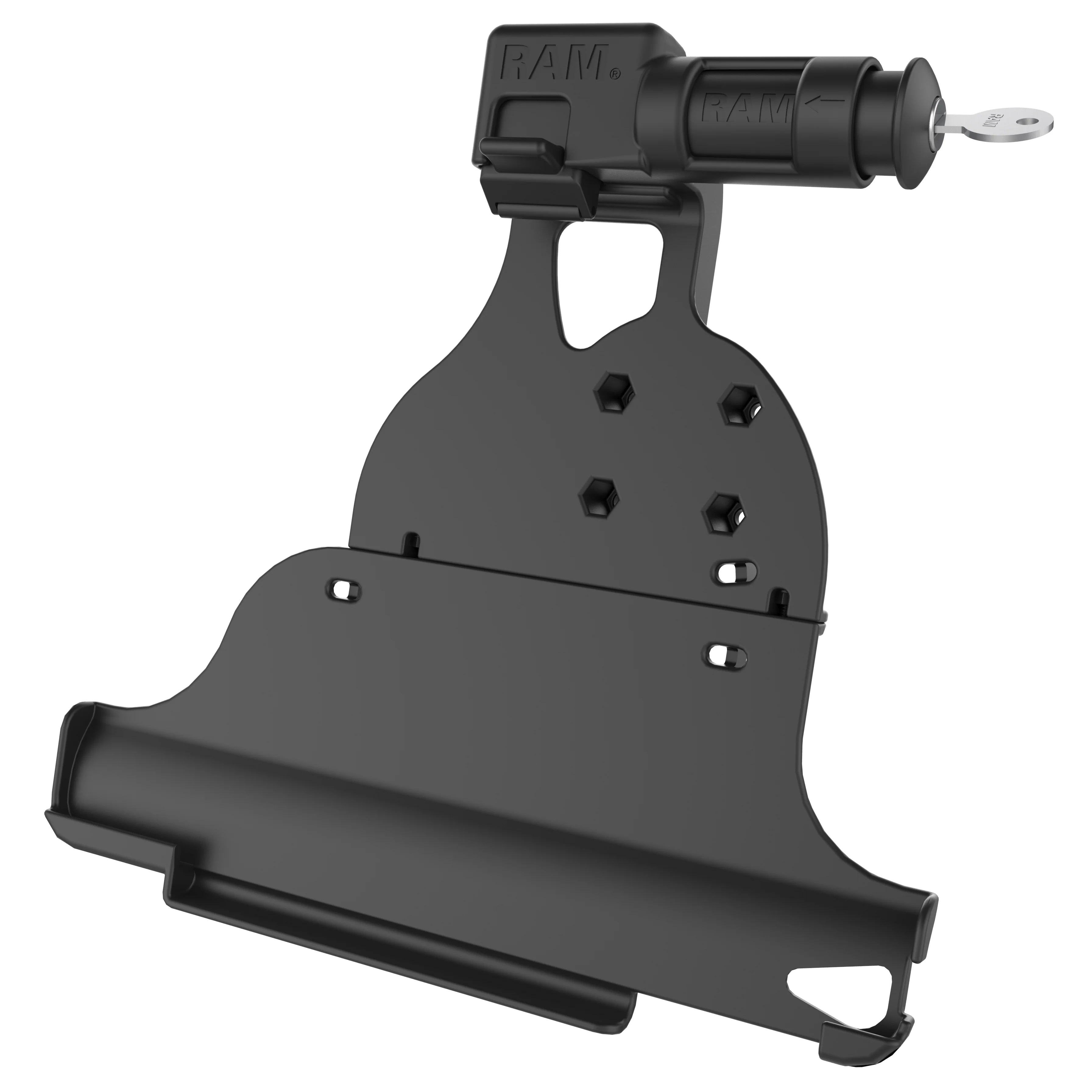 RAM® EZ-Roll'r™ Keyed Locking Holder for iPad Pro 12.9 3rd - 5th Gen - Image 2