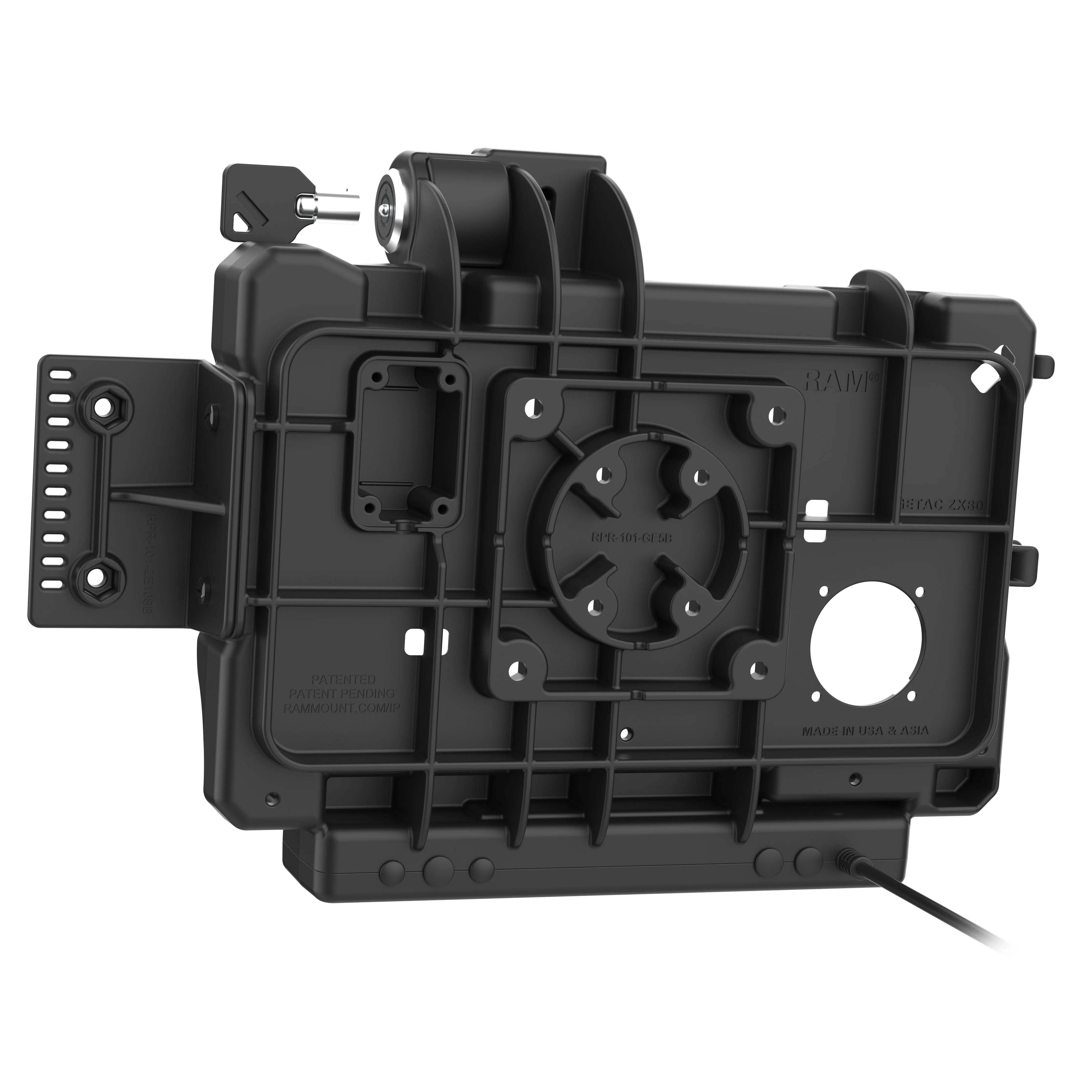 RAM® Form-Fit Locking Powered Dock for Getac ZX80 - Image 3