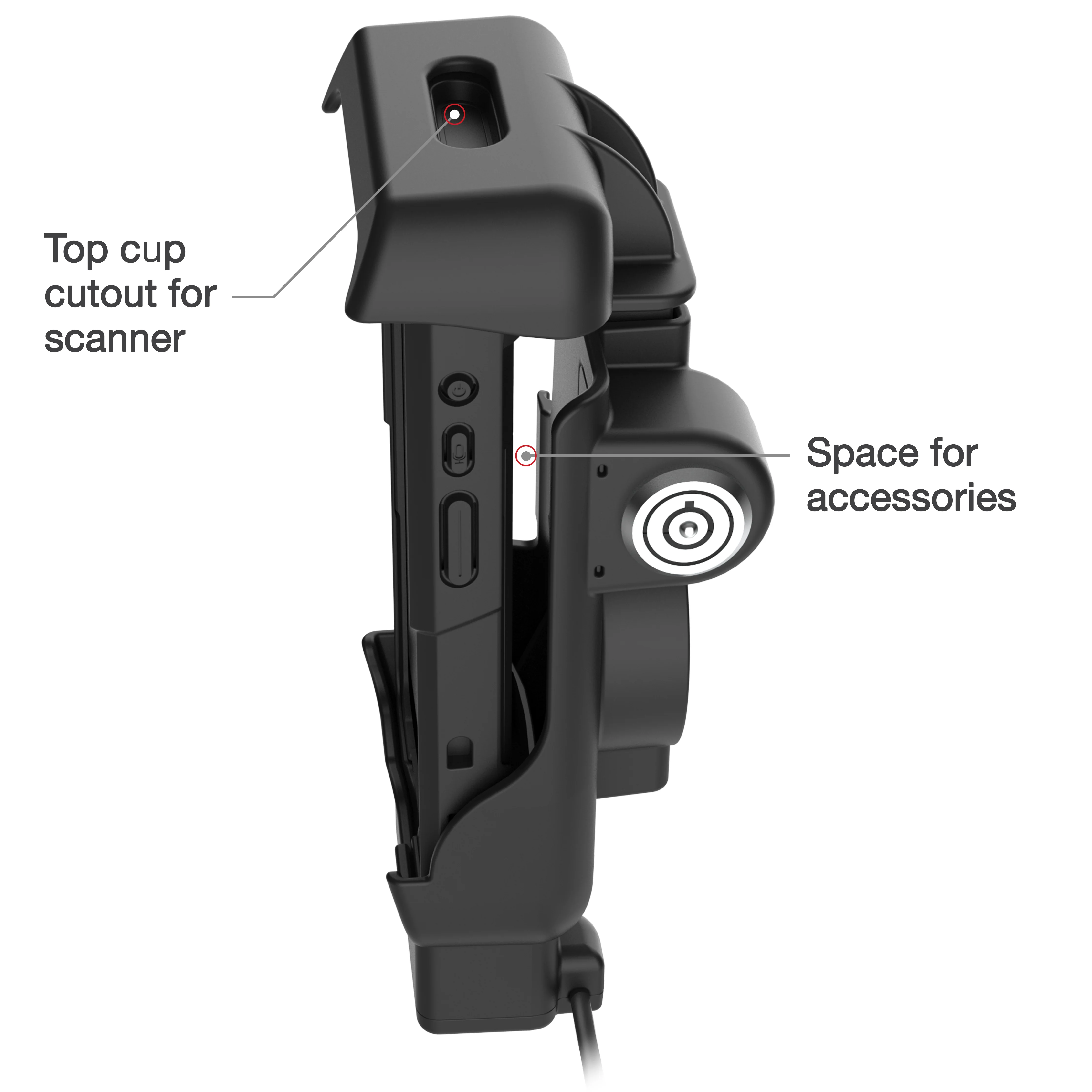 RAM® Locking Powered Dock + USB-A for Honeywell CT40/45/47 - Image 6