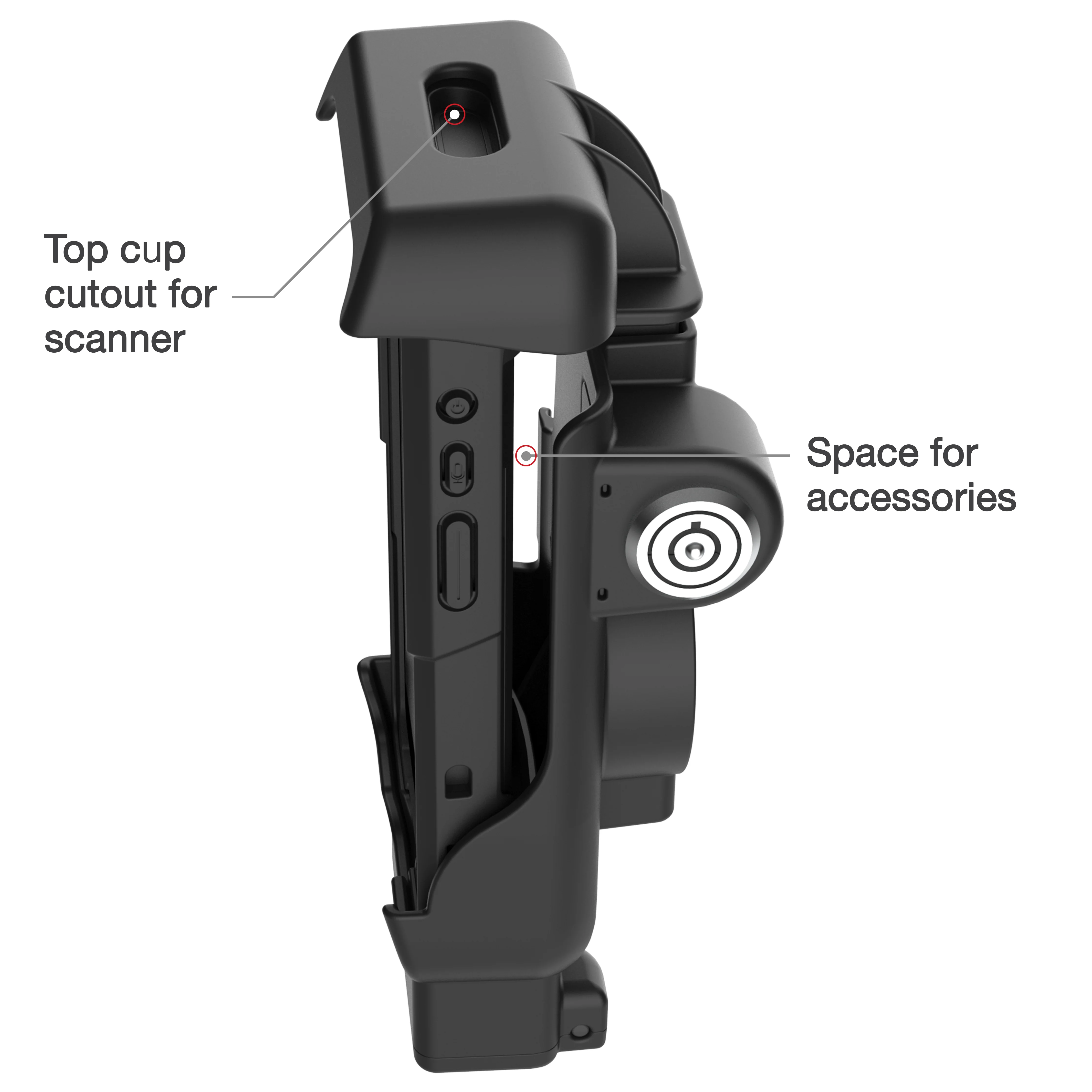 RAM® Locking Powered Dock for Honeywell CT40/45/47 - Heated Pins - Image 6