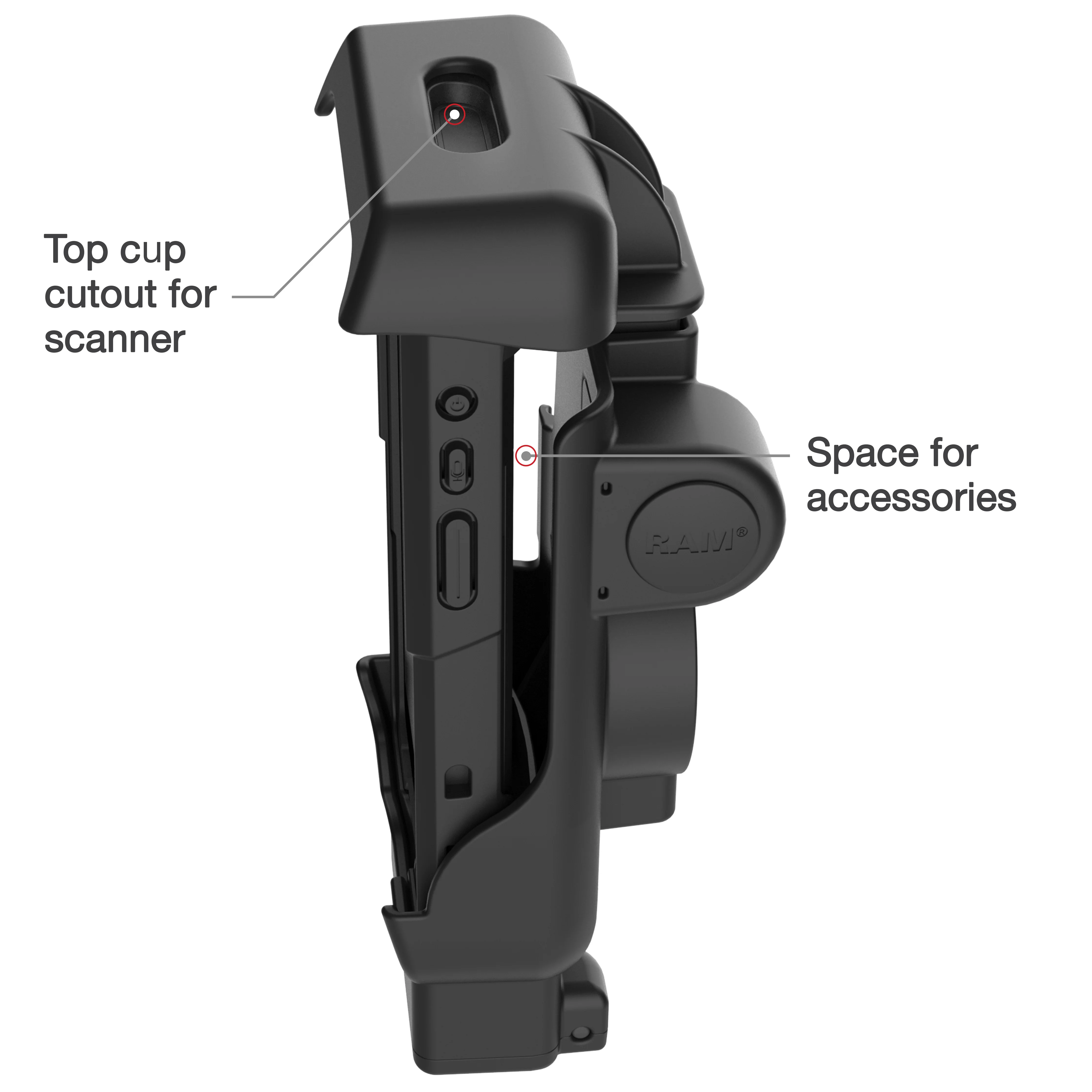 RAM® Powered Dock for Honeywell CT40/45/47 - Image 6