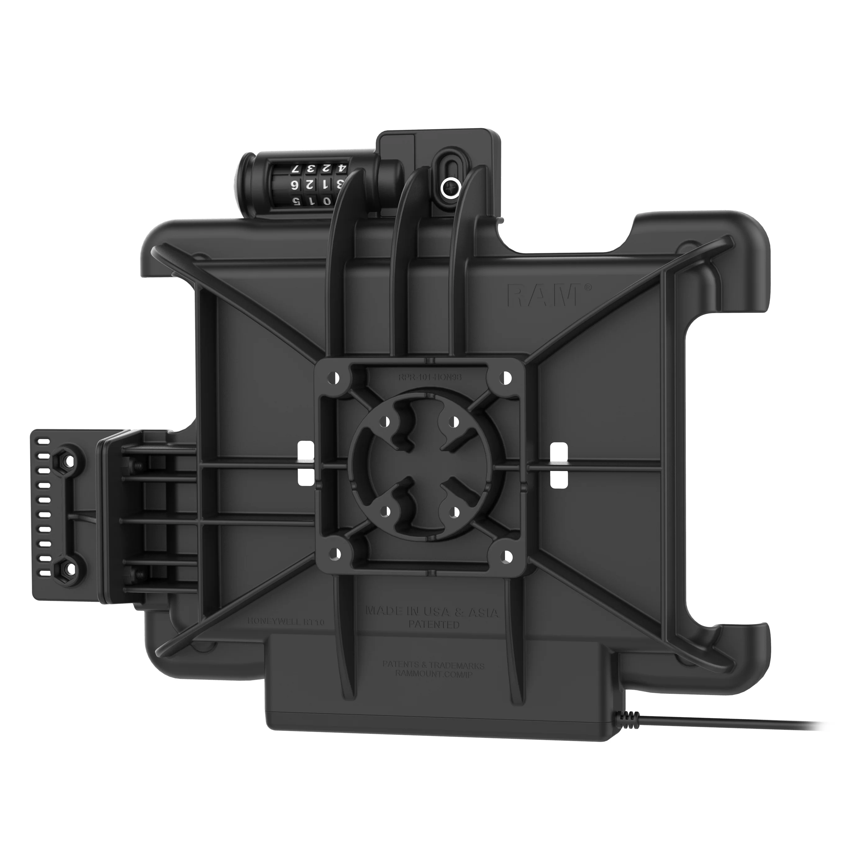 RAM® Combo Locking Powered Dock for Honeywell RT10 Tablet - Image 3