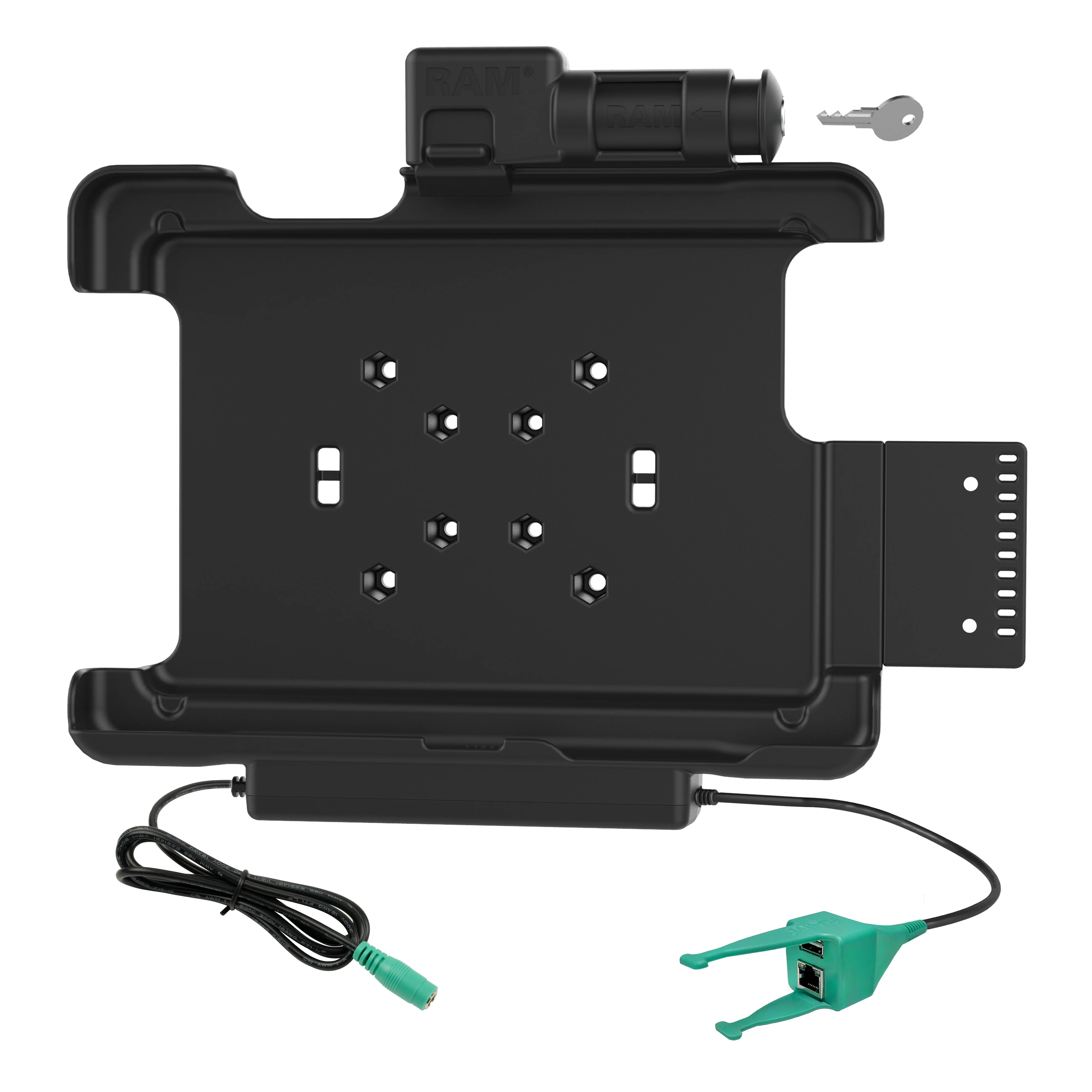 RAM® Key Locking Power + USB-A & RJ45 Dock for Honeywell RT10 Tablet - Image 2
