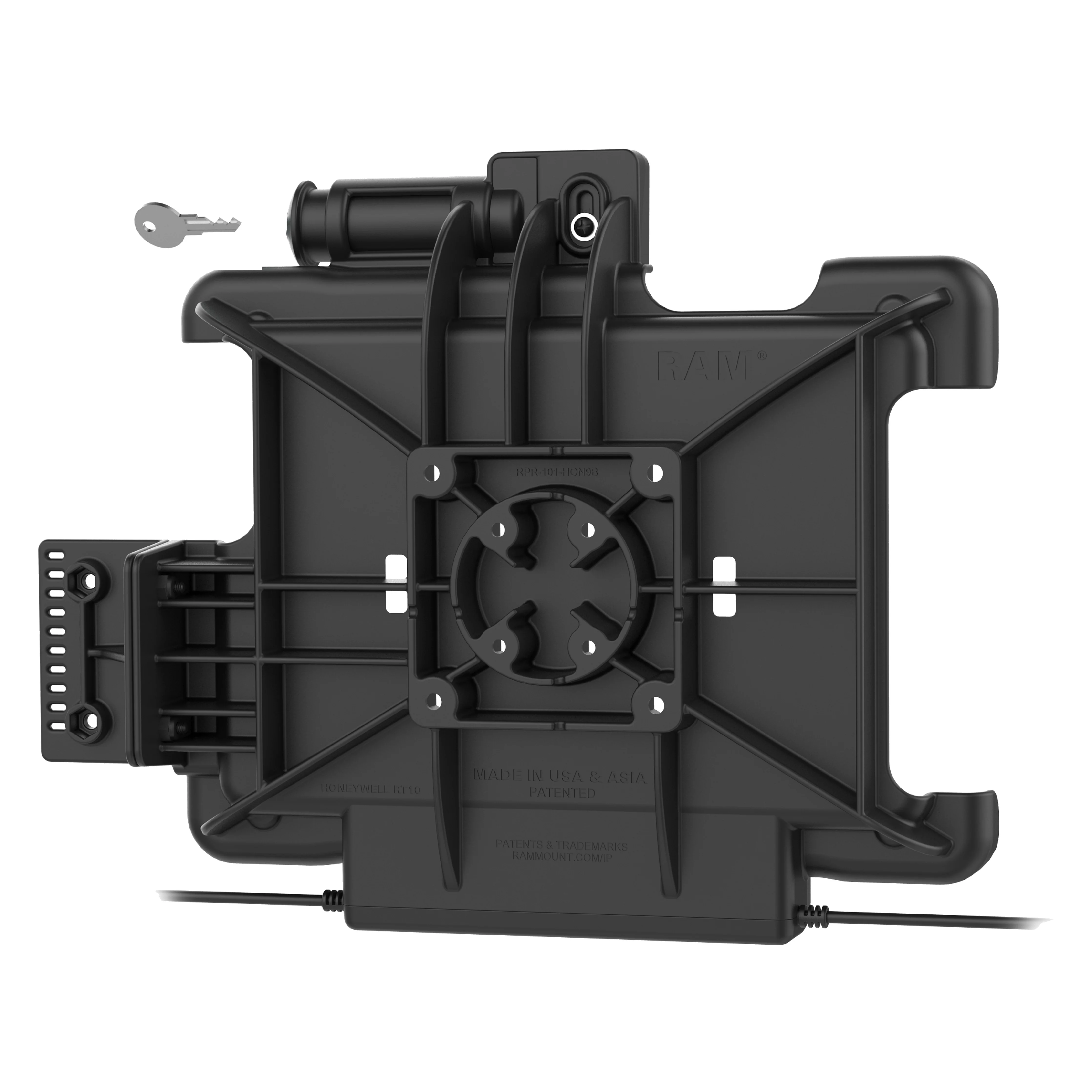 RAM® Key Locking Power + USB-A & RJ45 Dock for Honeywell RT10 Tablet - Image 3