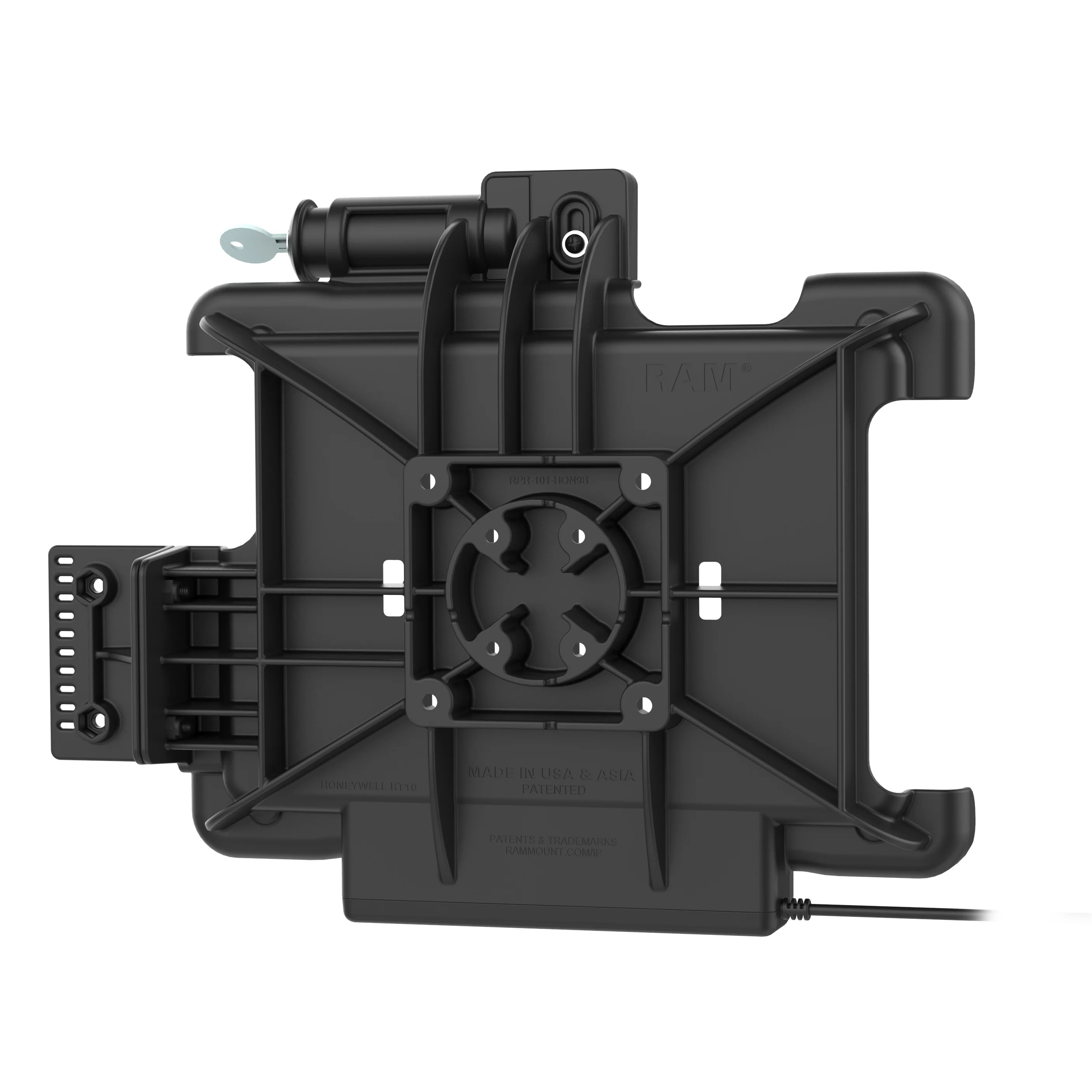 RAM® Key Locking Powered Dock for Honeywell RT10 Tablet - Image 3