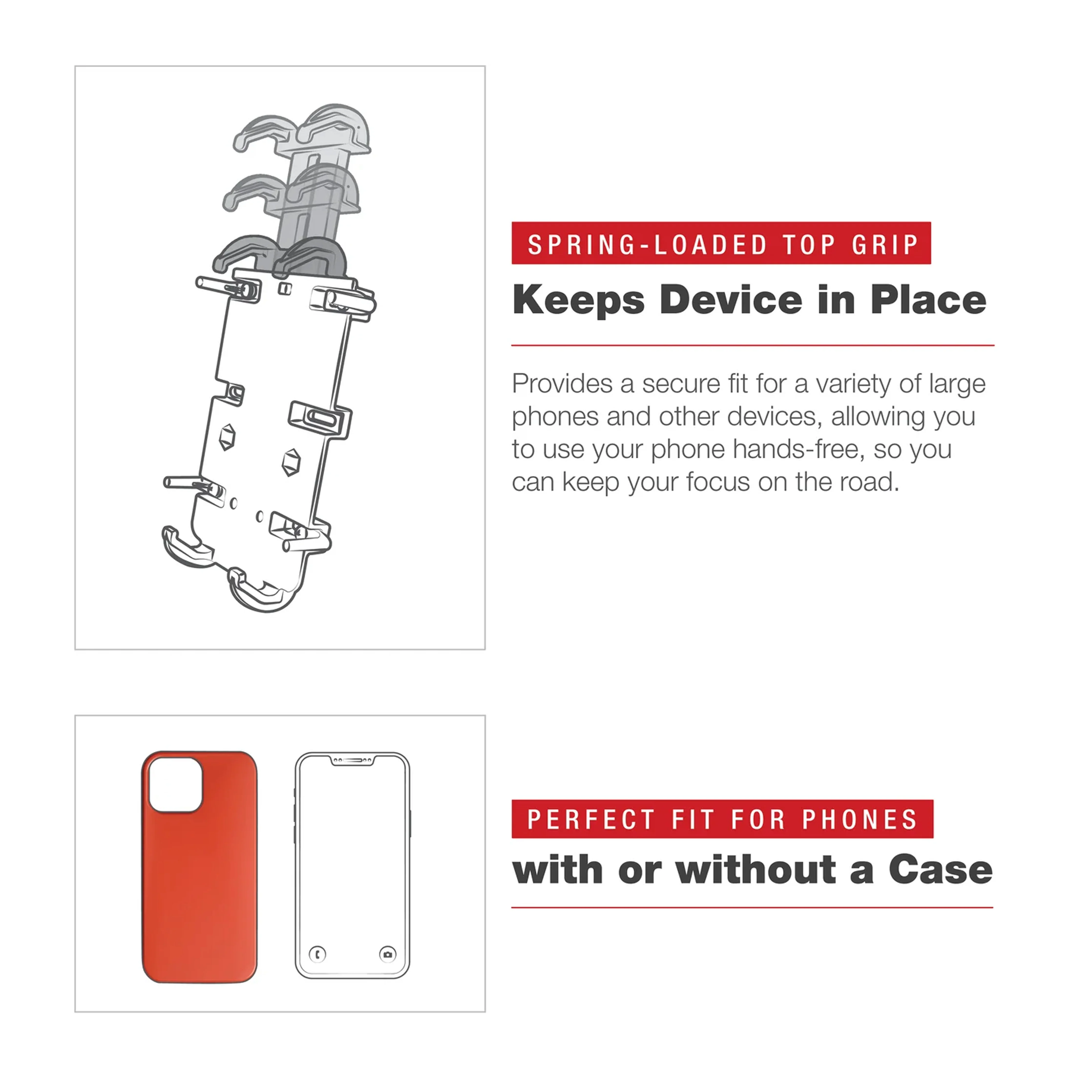 RAM® Quick-Grip™ XL Phone Mount with Rotating Low-Profile Tough-Claw™ - Image 5