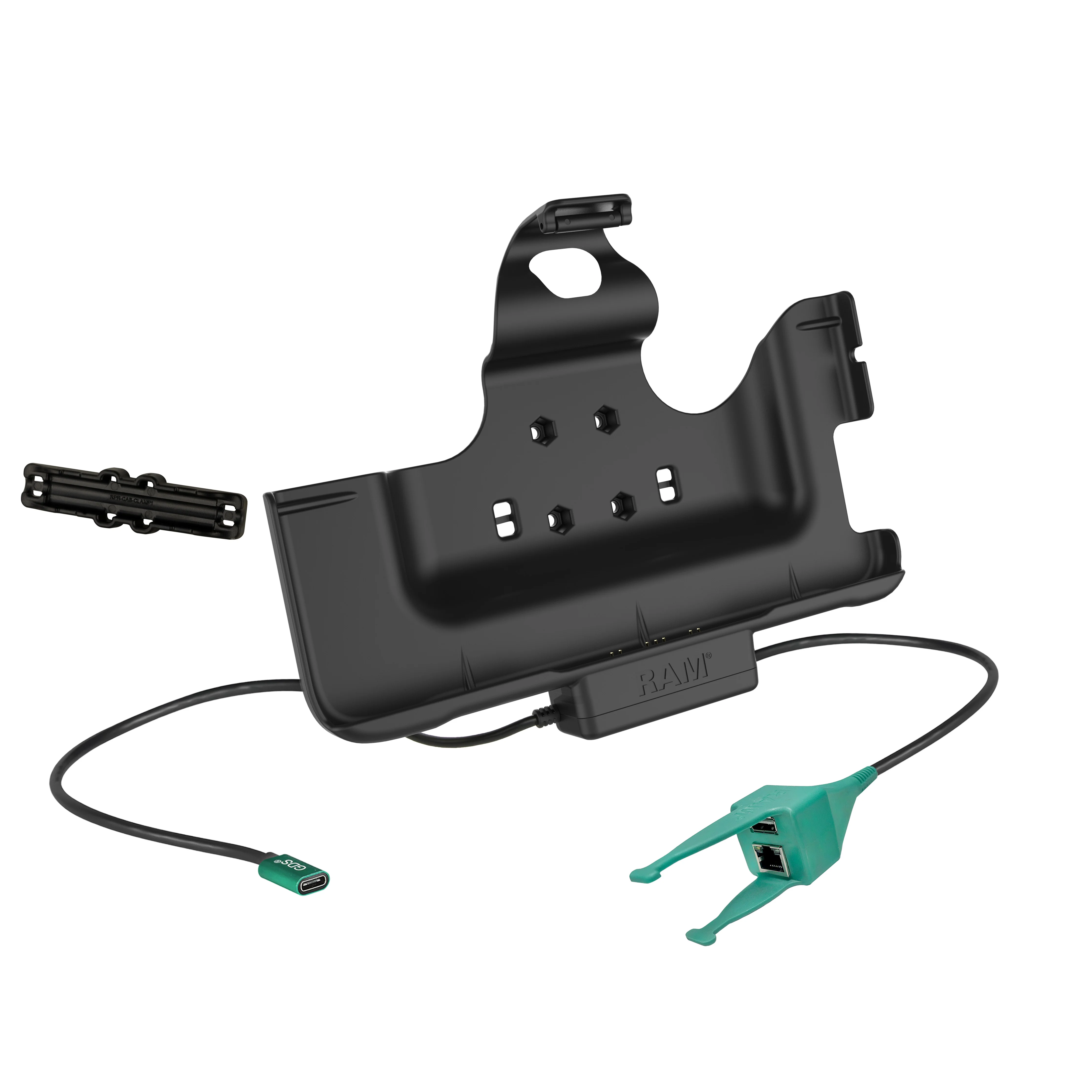 RAM® USB-C Powered Dock + USB-A & RJ45 Data for Tab Active5 Pro & 4 Pro - Image 2