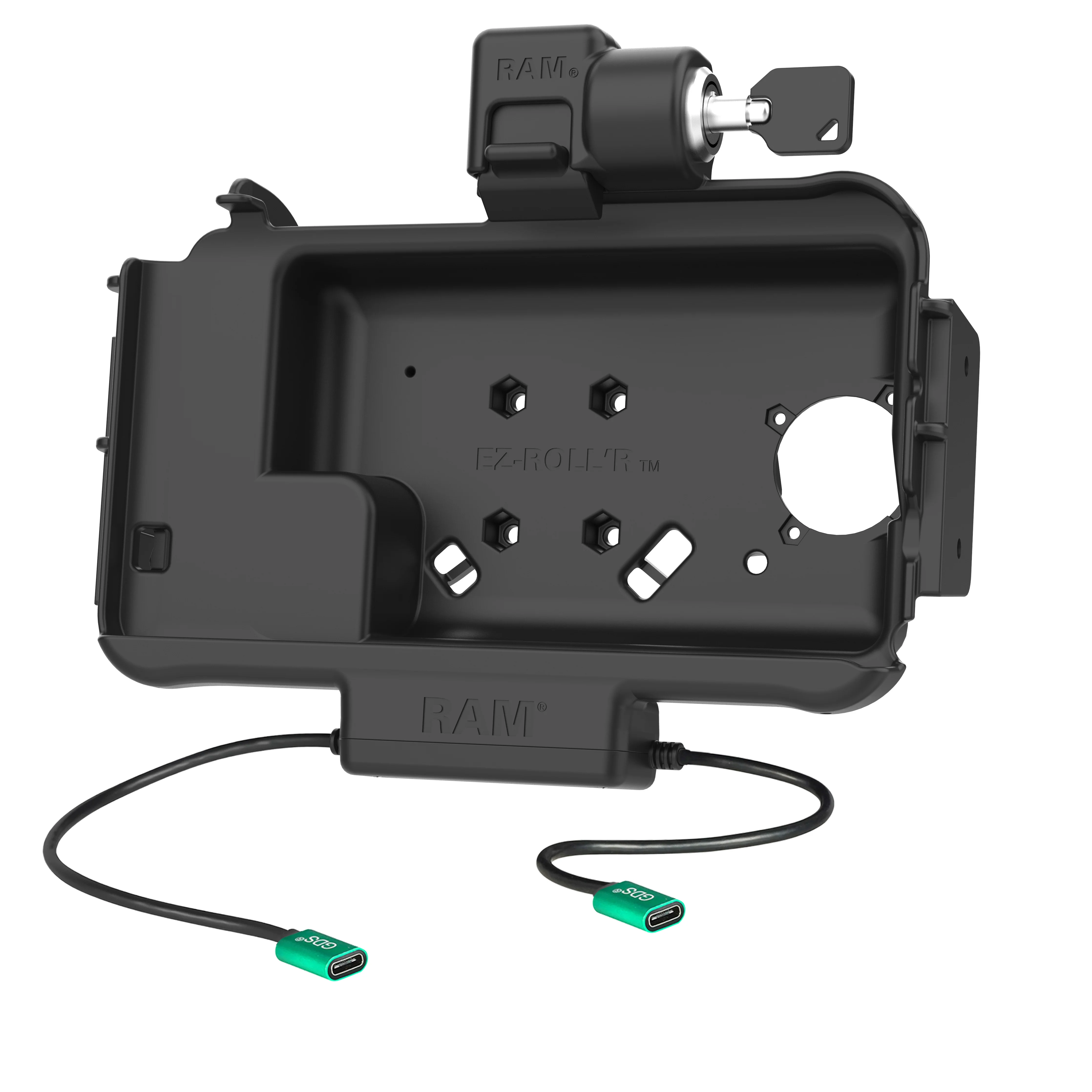 RAM® Locking USB-C Modular Dock + USB-C Data for Samsung Tab Active5 & 3 - Image 2