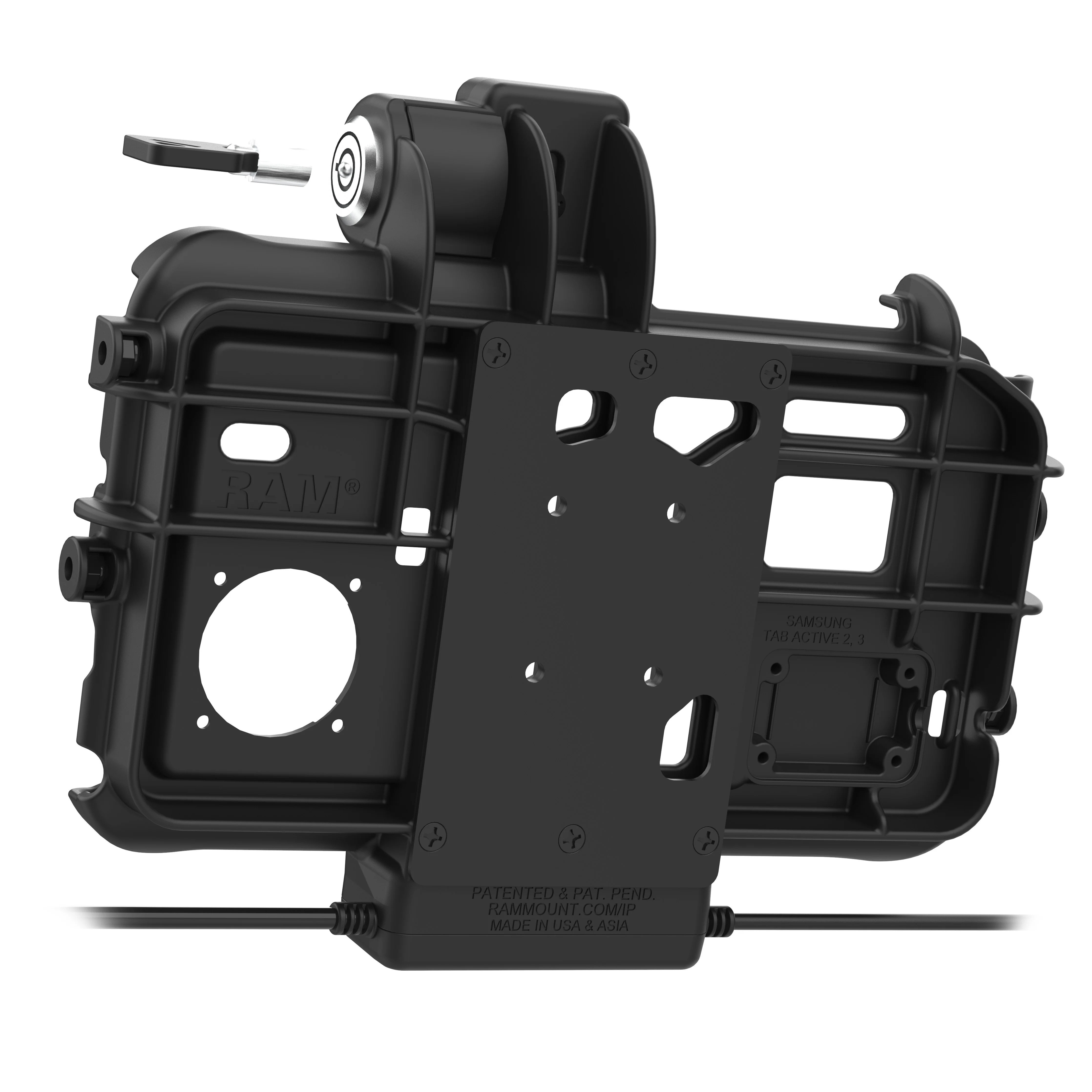 RAM® Thin-Dock™ Locking Power + Single USB Dock for Tab Active5 & 3 - Image 3