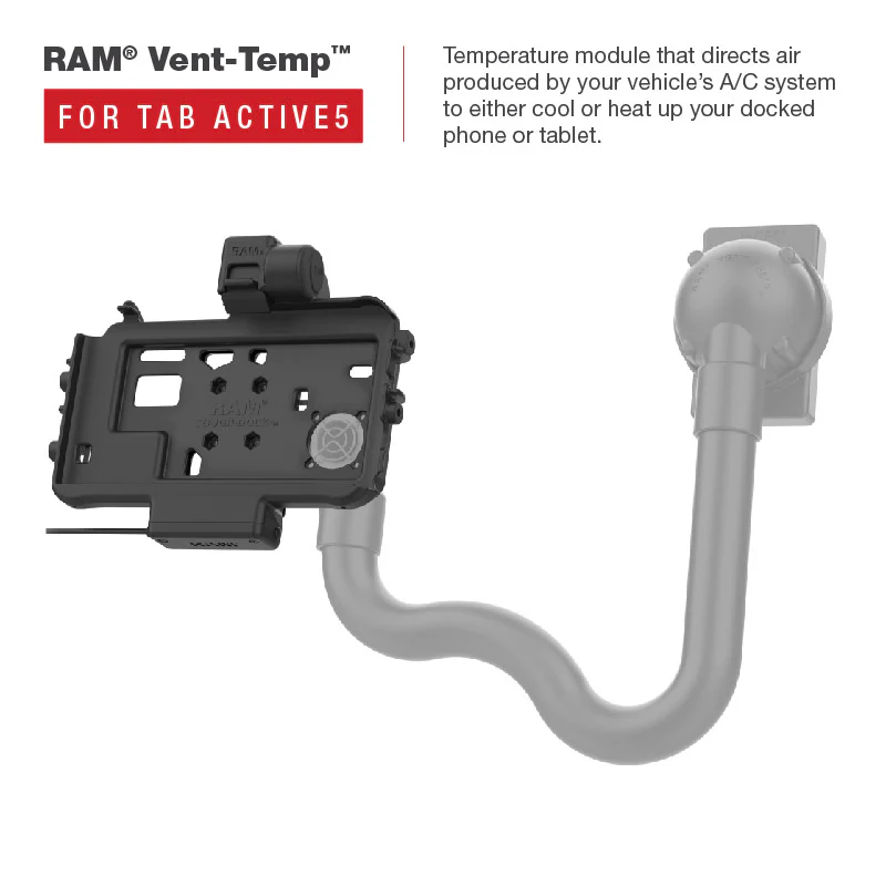 RAM® Thin-Dock™ Powered Dock for Tab Active5 & 3 - Image 4