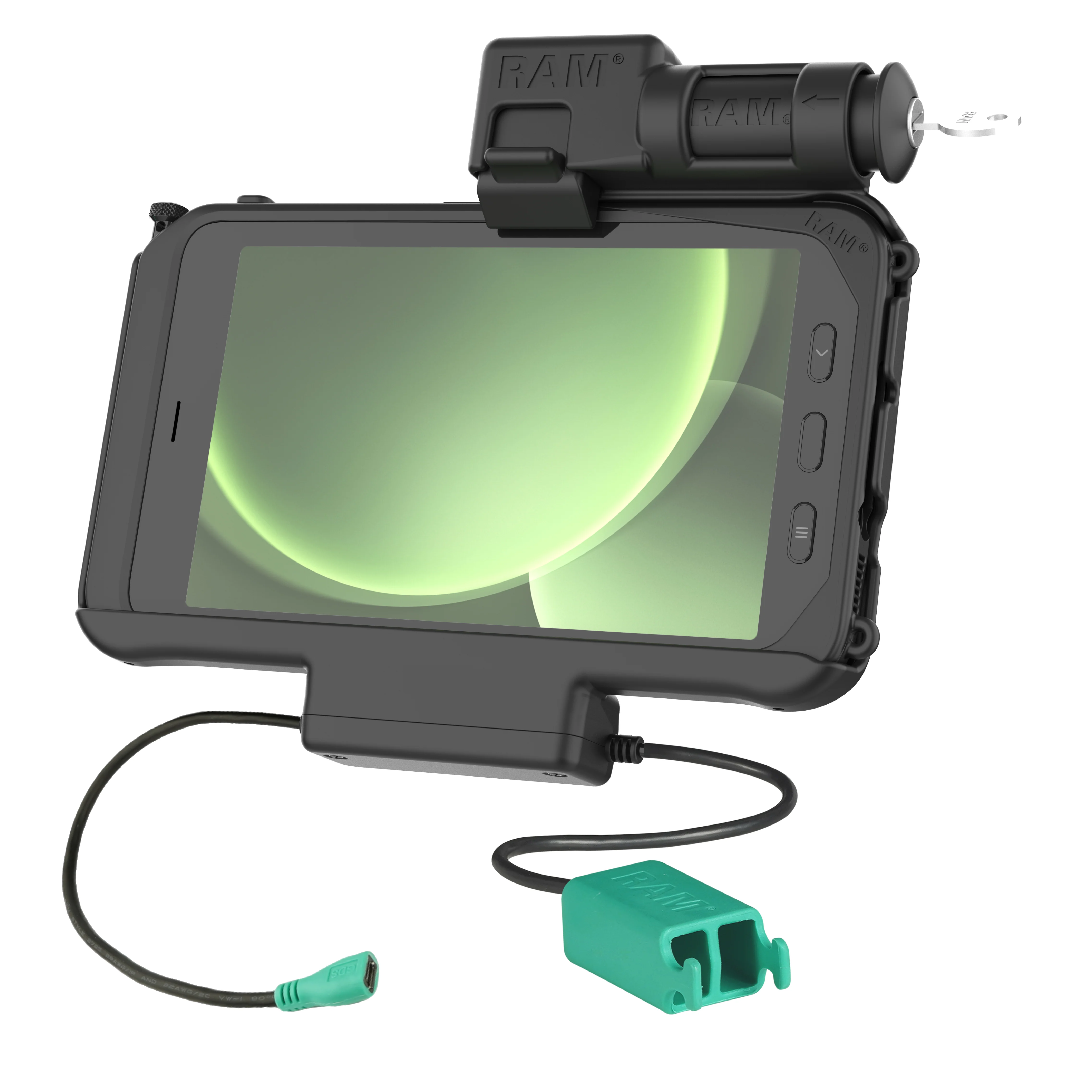 RAM® Key Locking Power + Dual USB Dock for Samsung Tab Active5 & 3