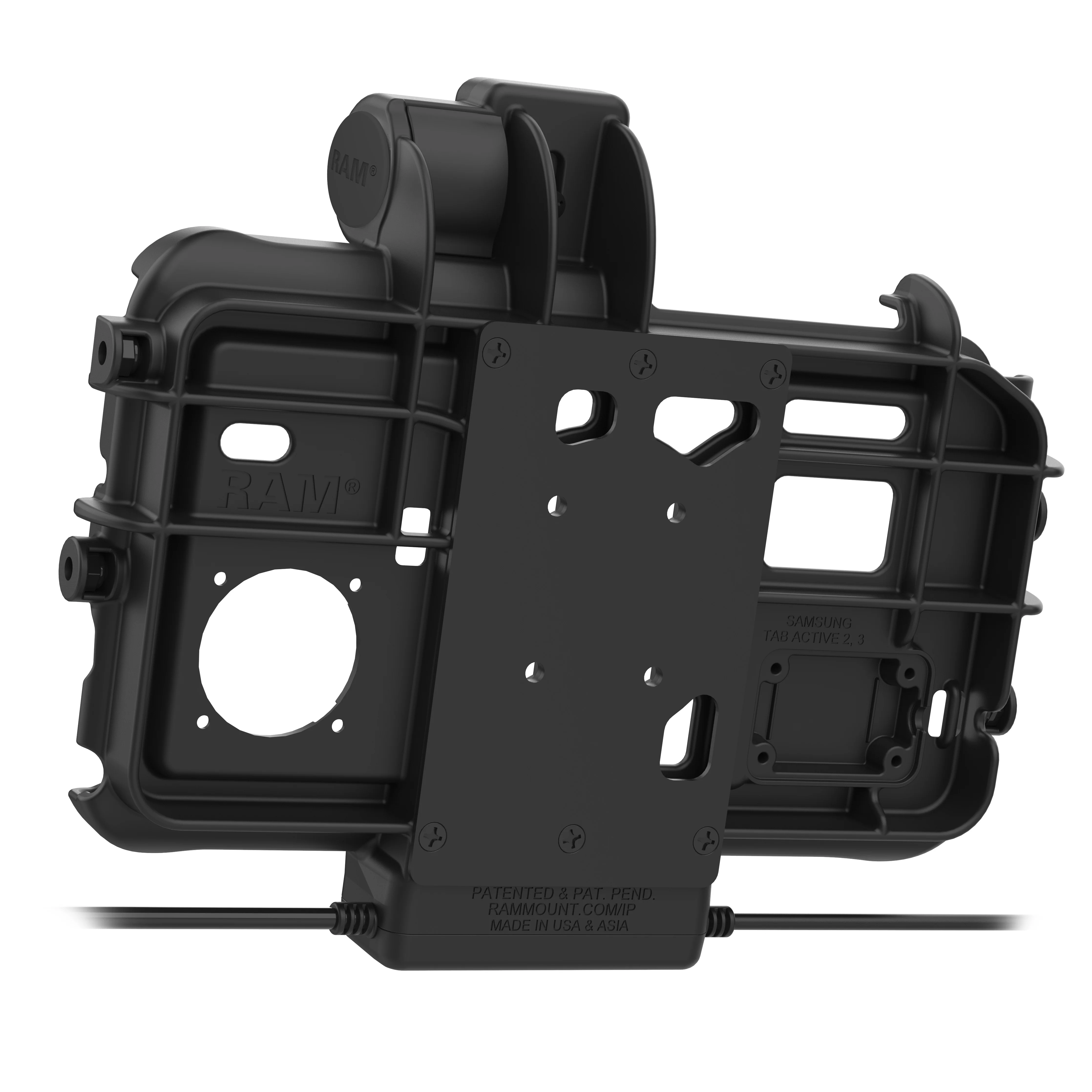 RAM® Low-Profile Power + Dual USB Dock for Tab Active5 & 3 - Image 3