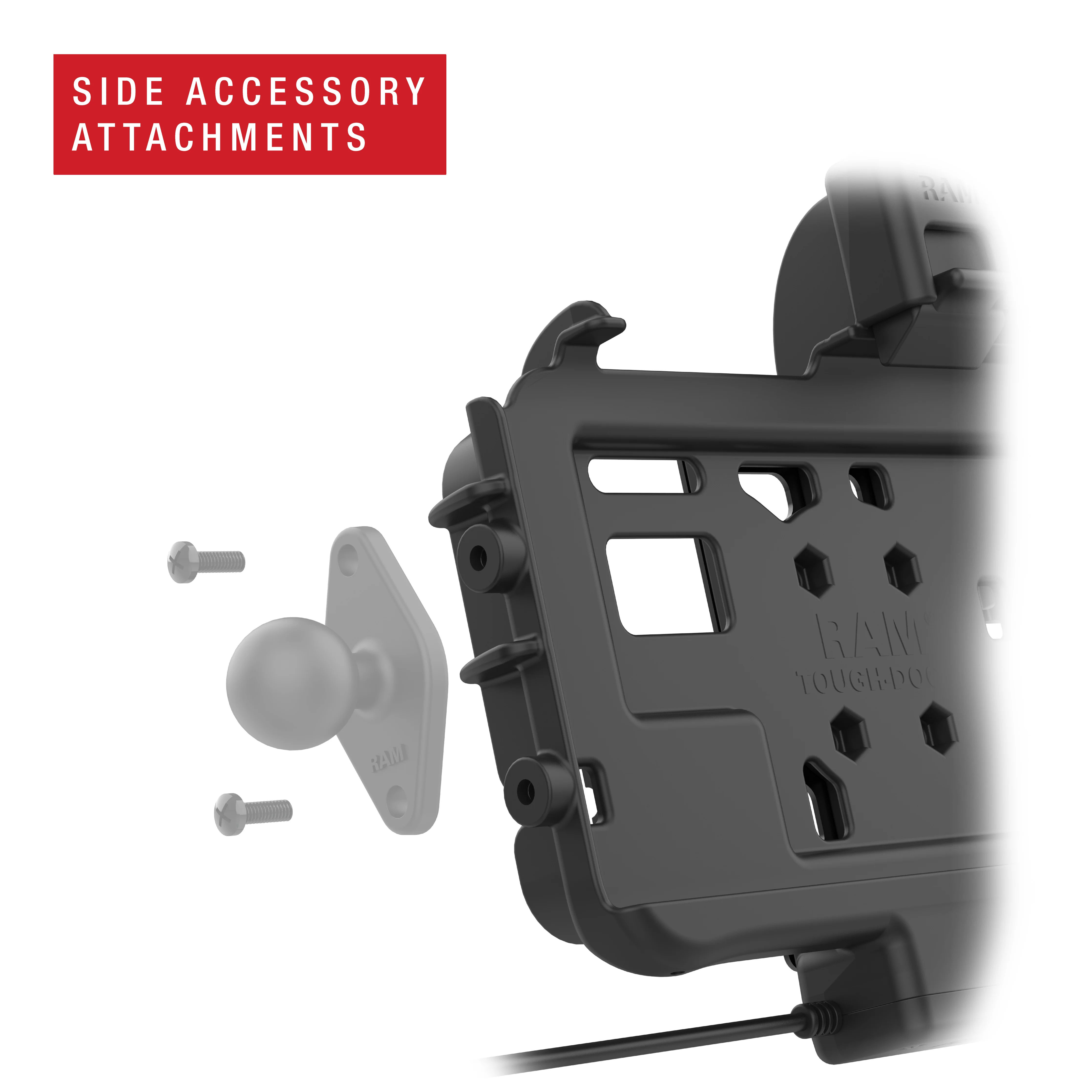 RAM® Low-Profile Power + Dual USB Dock for Tab Active5 & 3 - Image 4