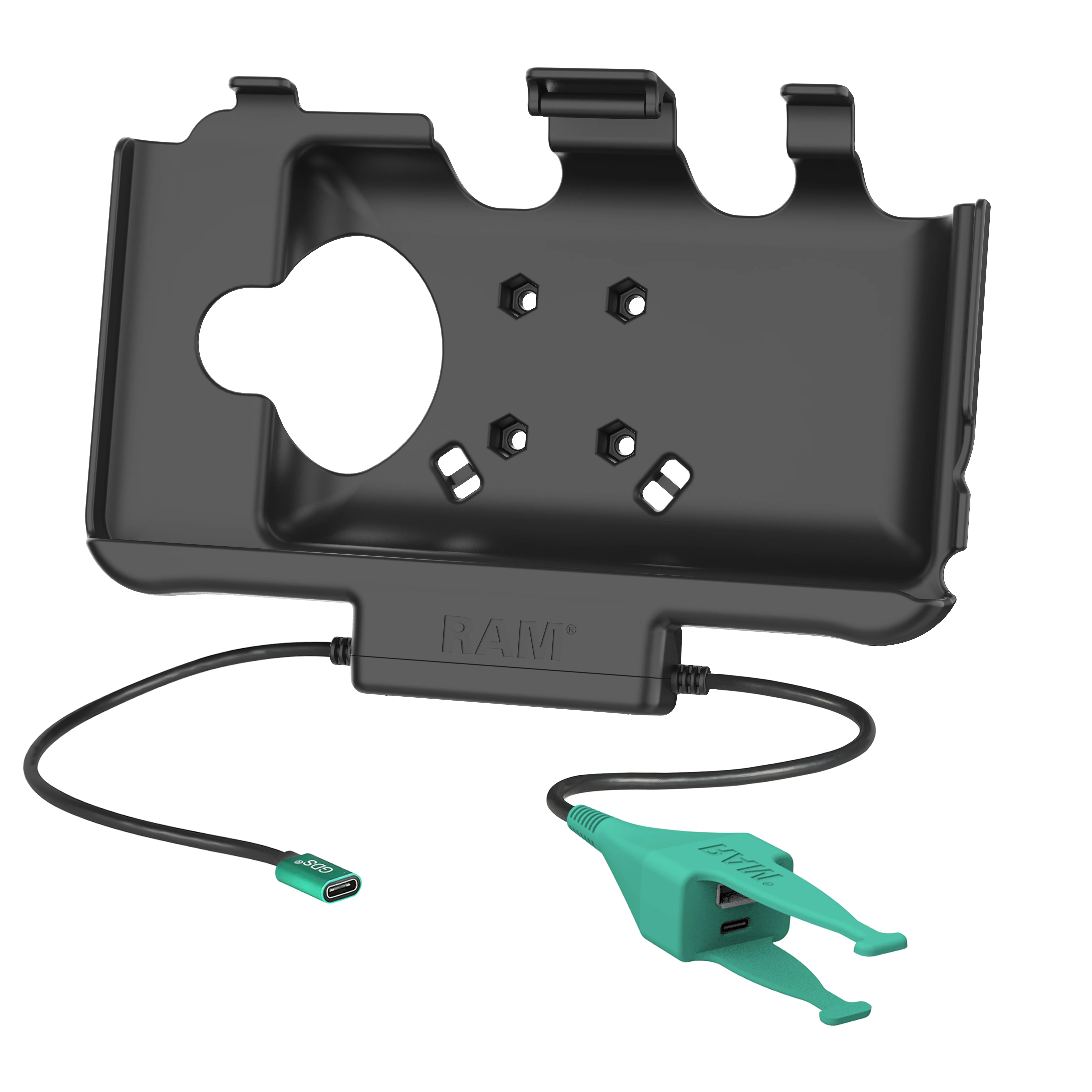 RAM® USB-C Powered Dock + USB-C & USB-A Data for Samsung Tab Active5 & 3 - Image 2