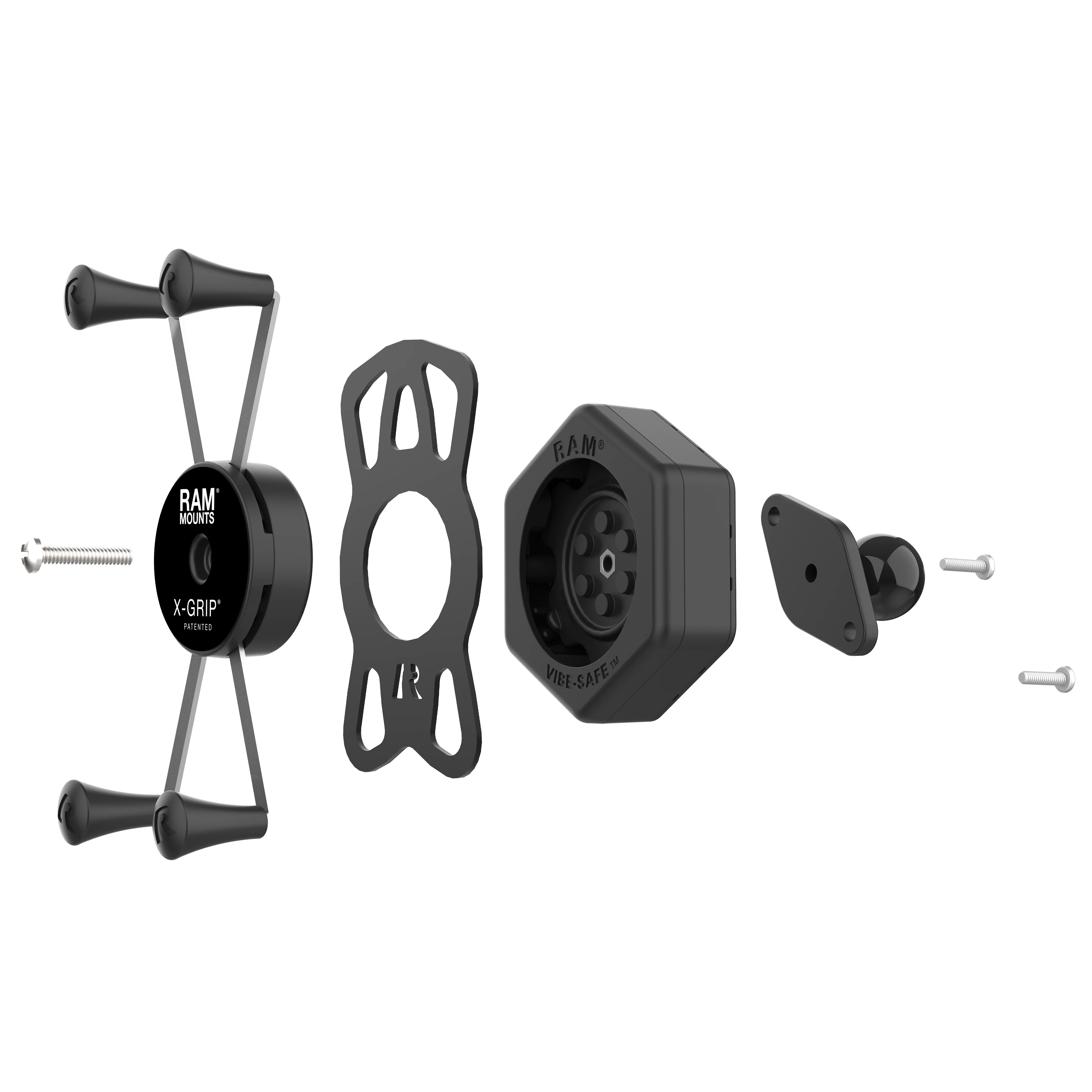 RAM® X-Grip® Large Phone Holder with Ball & Vibe-Safe™ Adapter - Image 4