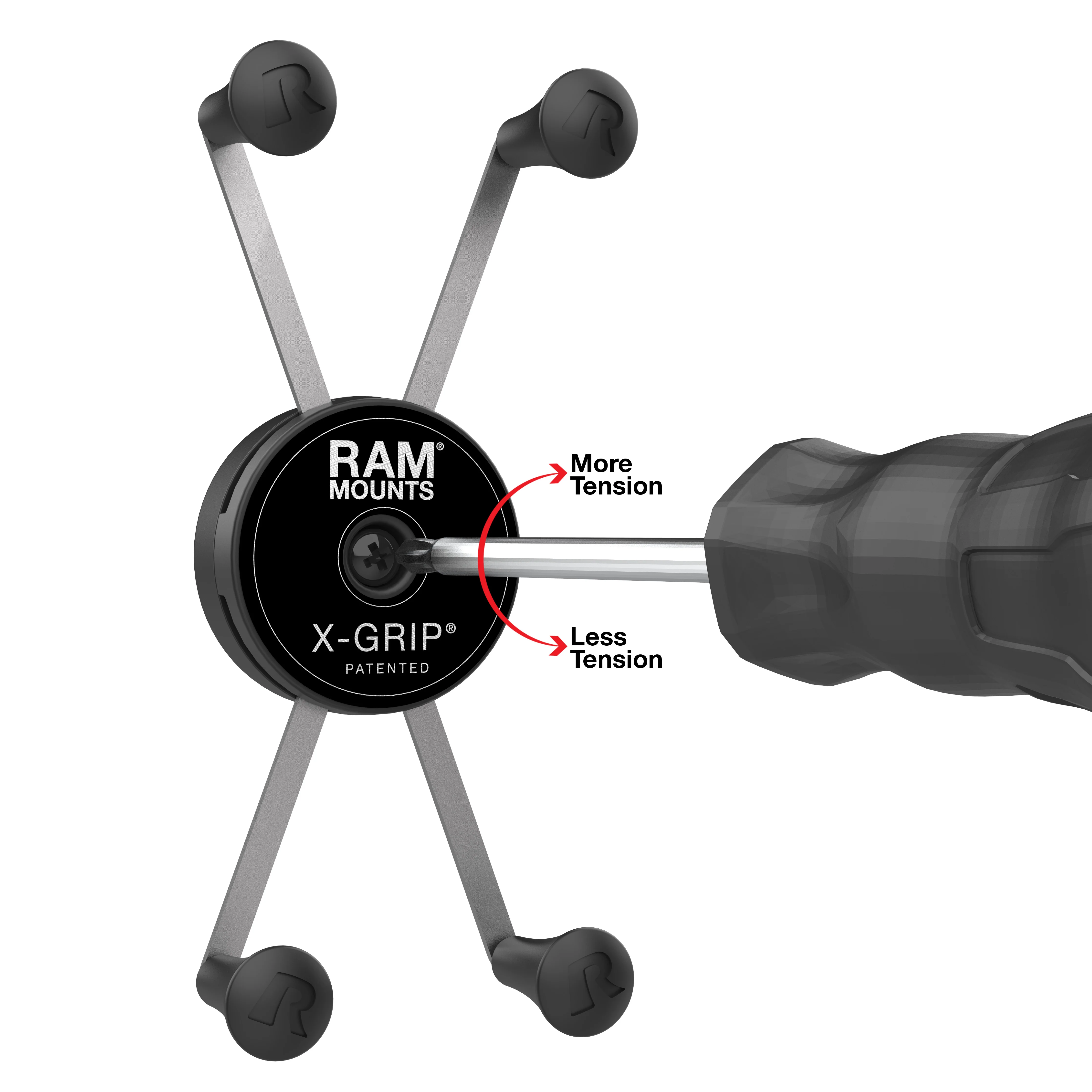 RAM® Rotating X-Grip® Large Phone Holder with Ball - B Size - Image 4