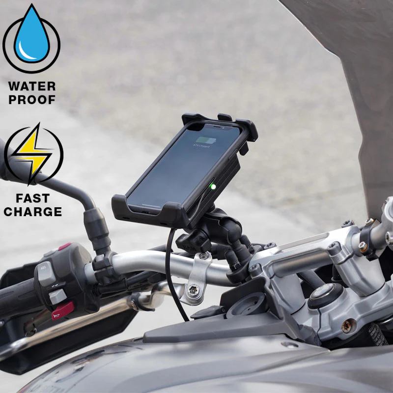 RAM® Quick-Grip™ 15W Waterproof Wireless Charging Holder with Charger - Image 5