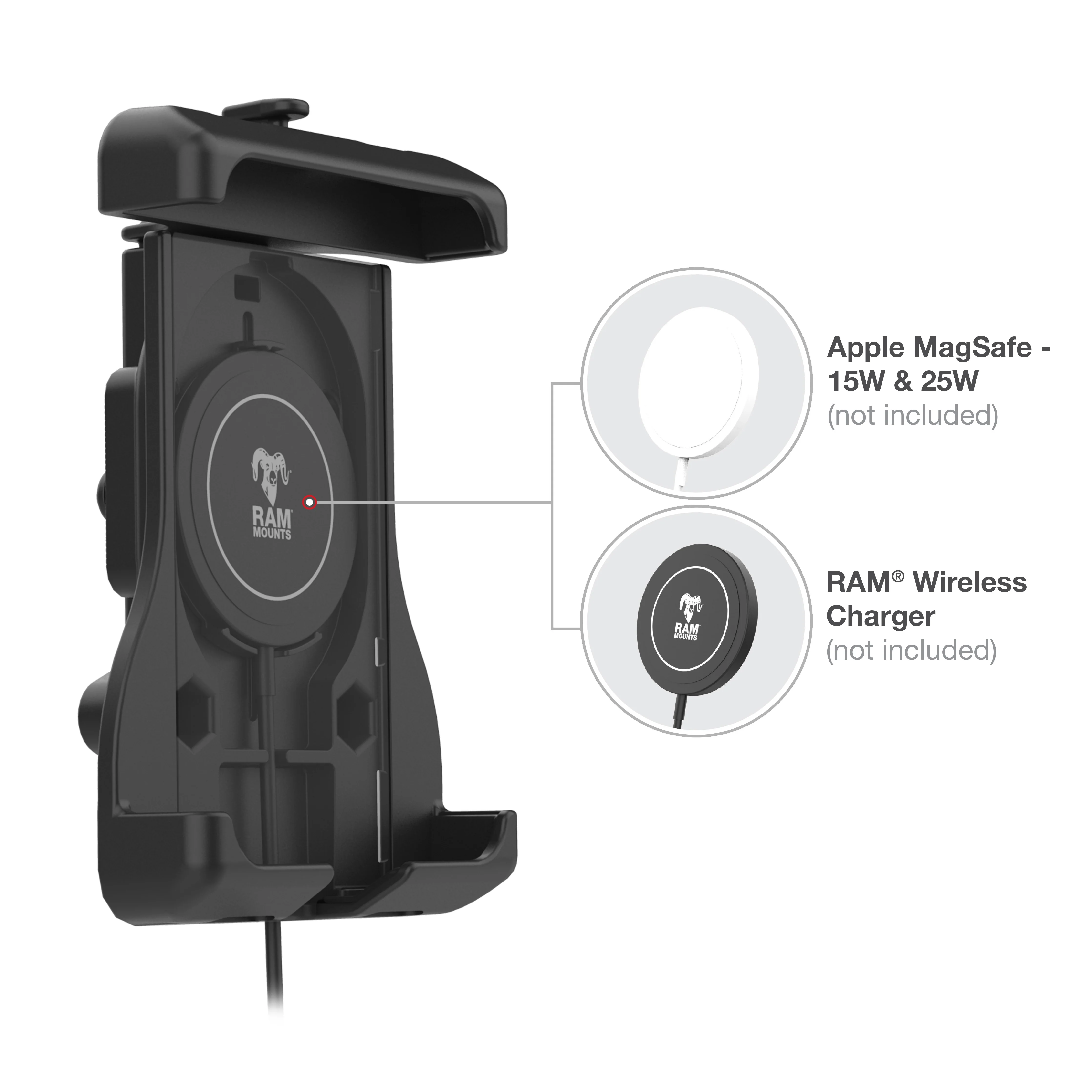 RAM® Quick-Grip™ Holder for iPhone 12 Series + MagSafe - Image 3