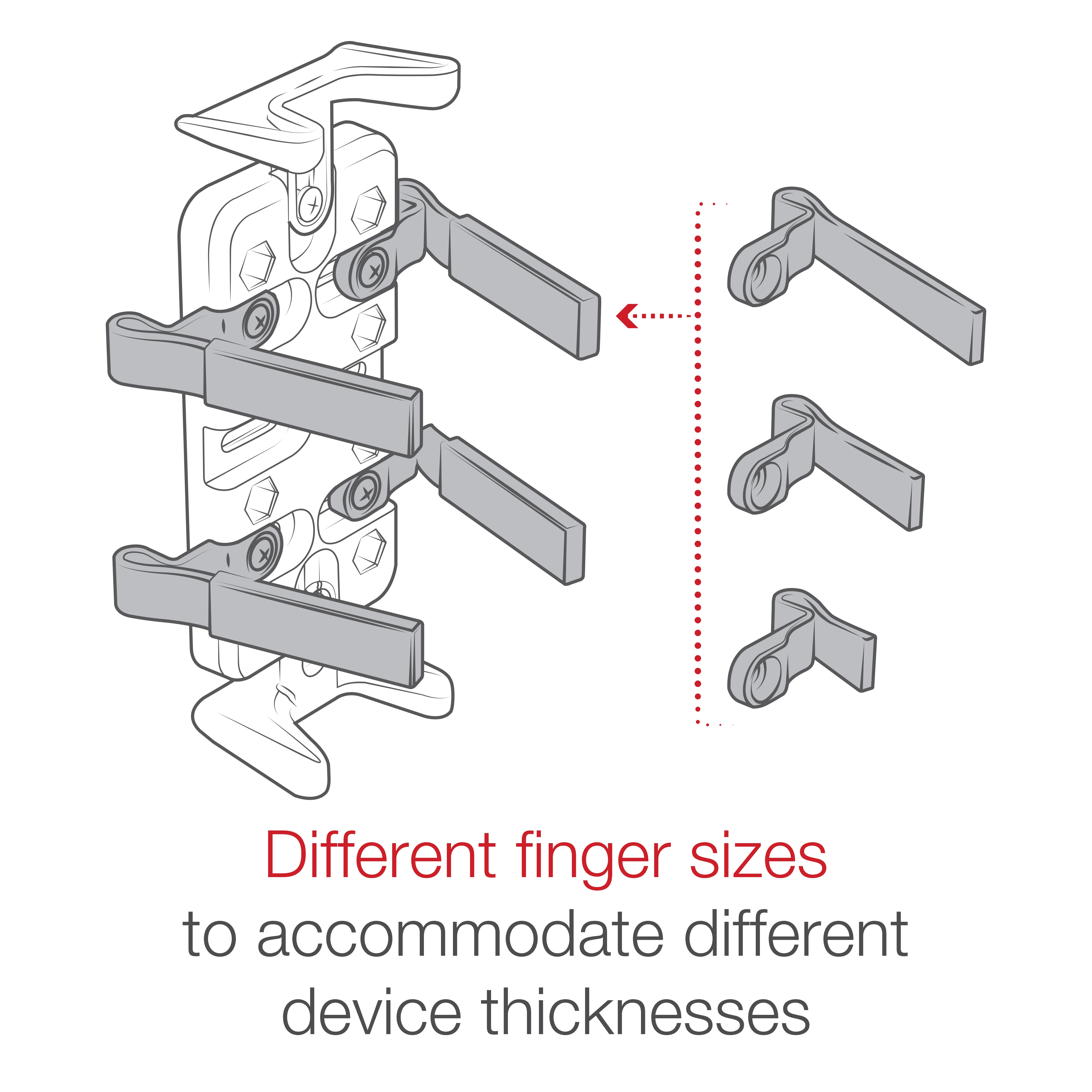 RAM® Finger-Grip™ Universal GPS and Radio Holder - Image 6