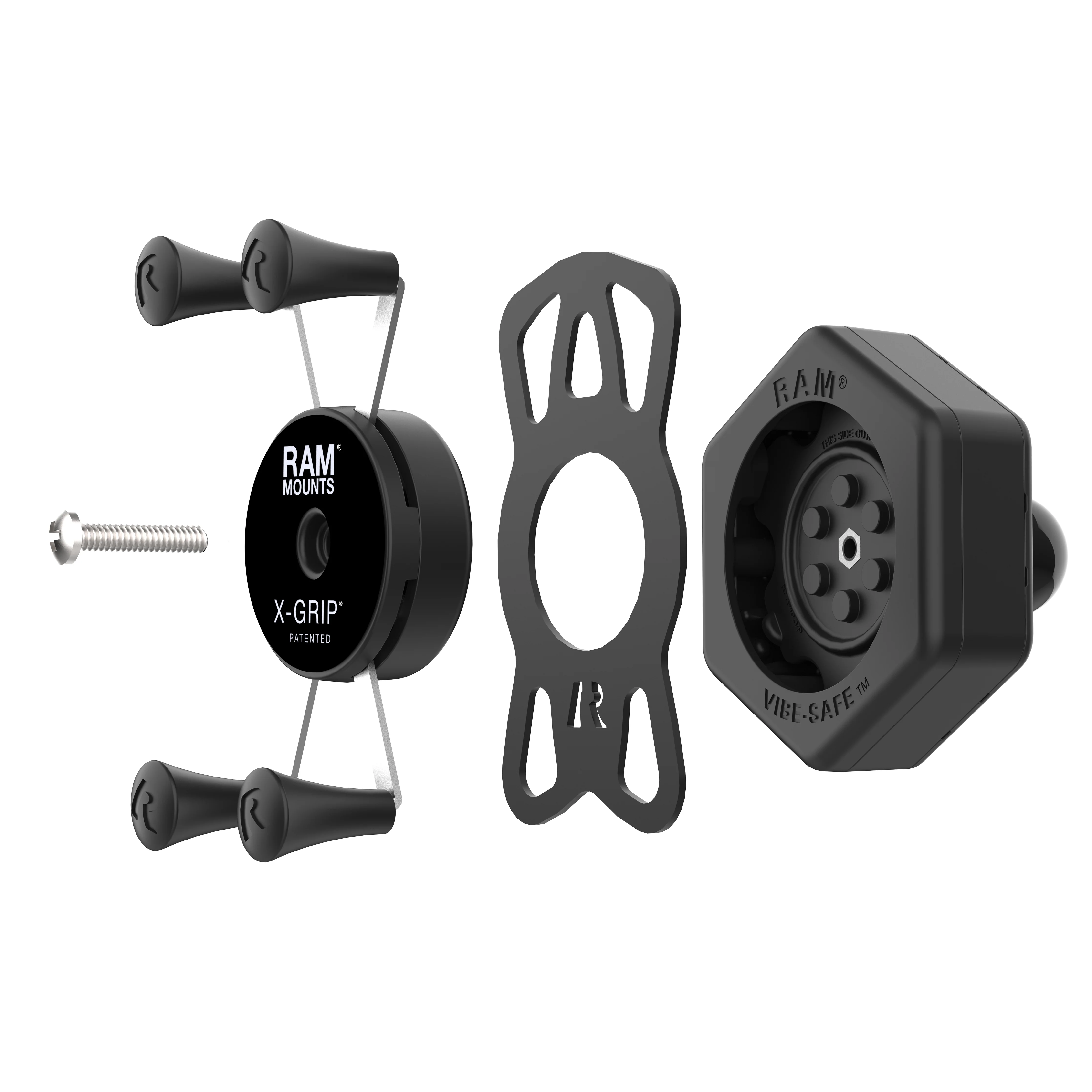 RAM® X-Grip® Phone Holder with Ball & Vibe-Safe™ Adapter - Image 4