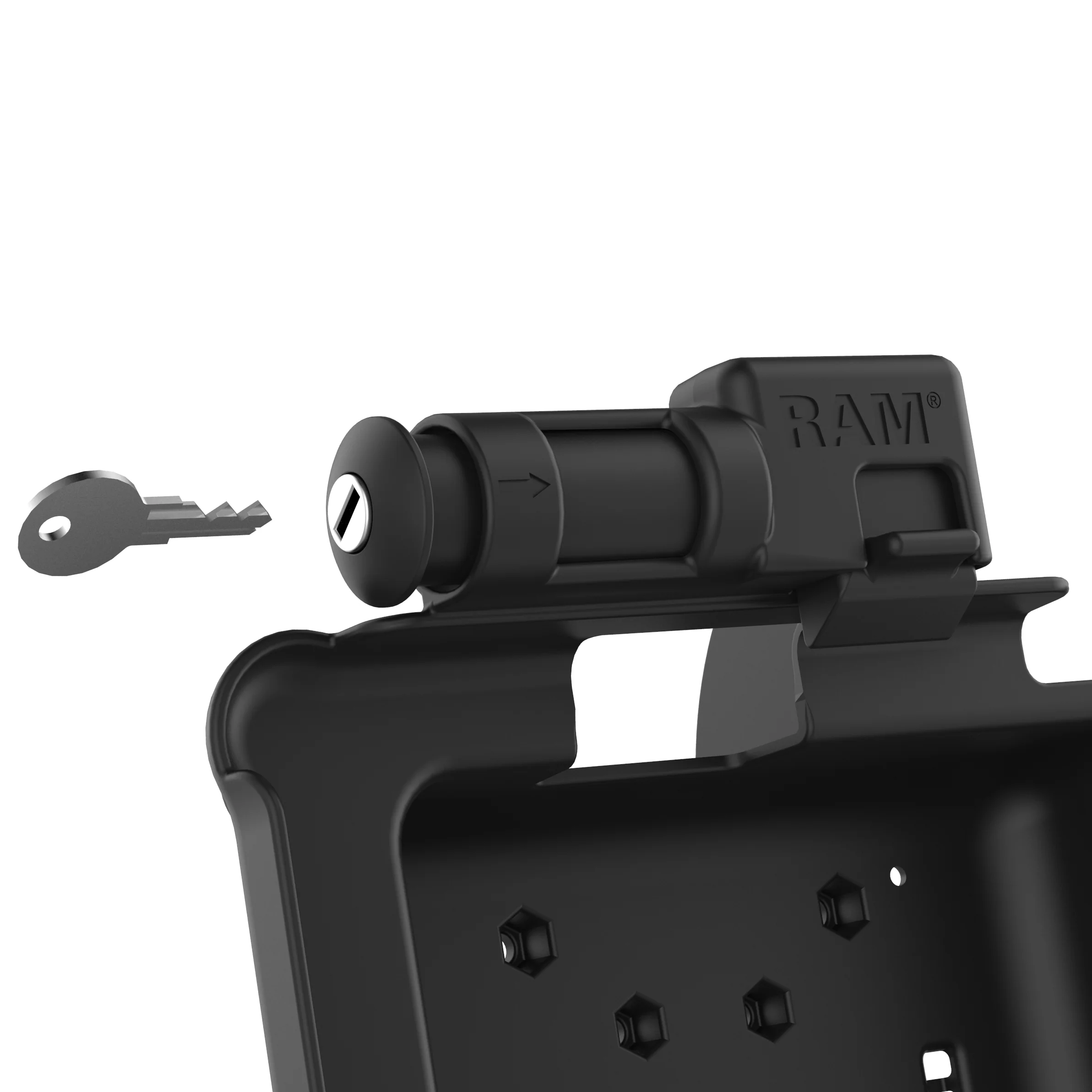 GDS® Key Locking Form-Fit Holder for Zebra ET5x 8.3" & 8.4" Series - Image 3