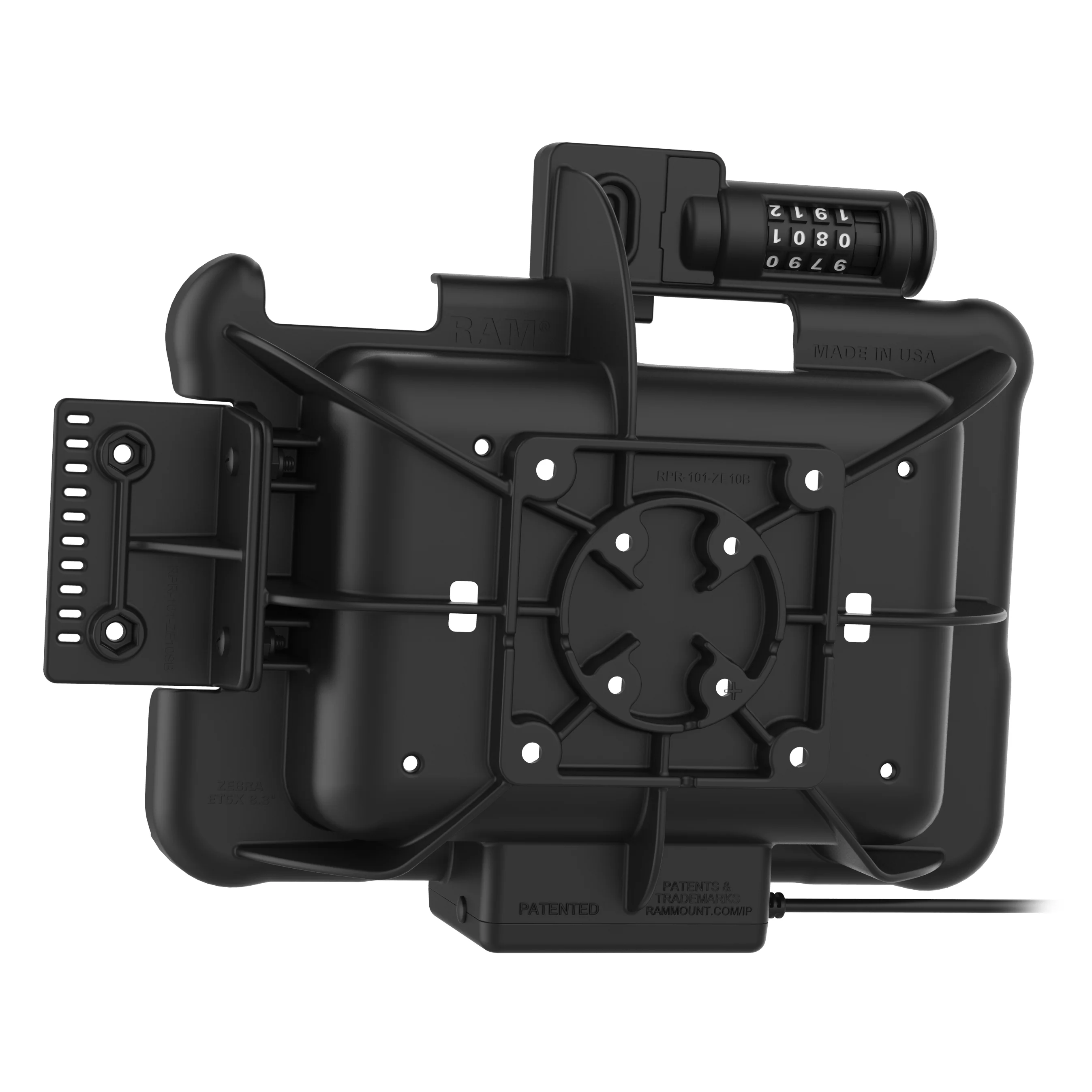 GDS® Combo Locking Powered Dock for Zebra ET5x 8.3" & 8.4" Series - Image 4