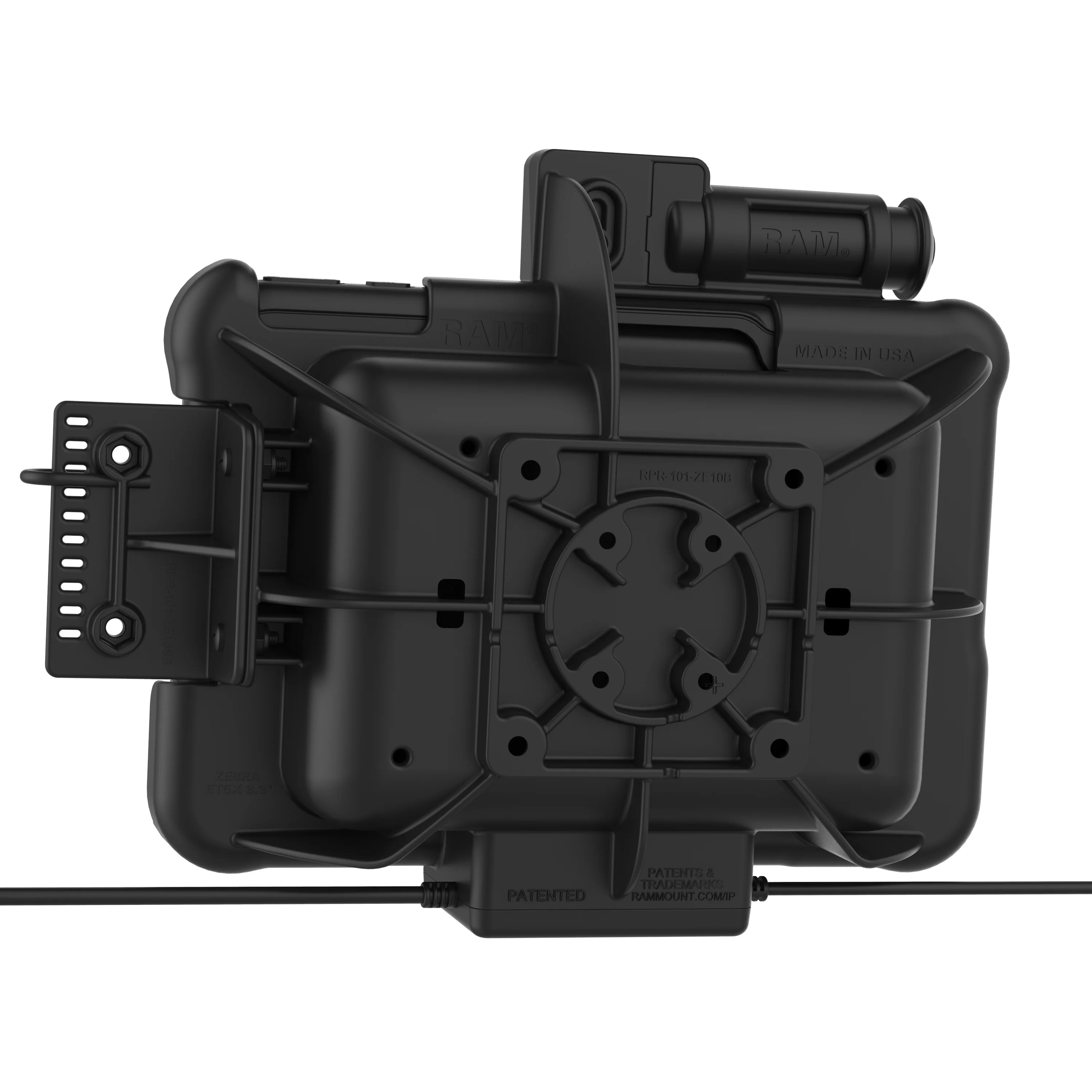 GDS® Key Locking Power + Dual USB Dock for Zebra ET5x 8.3" & 8.4" Series - Image 4