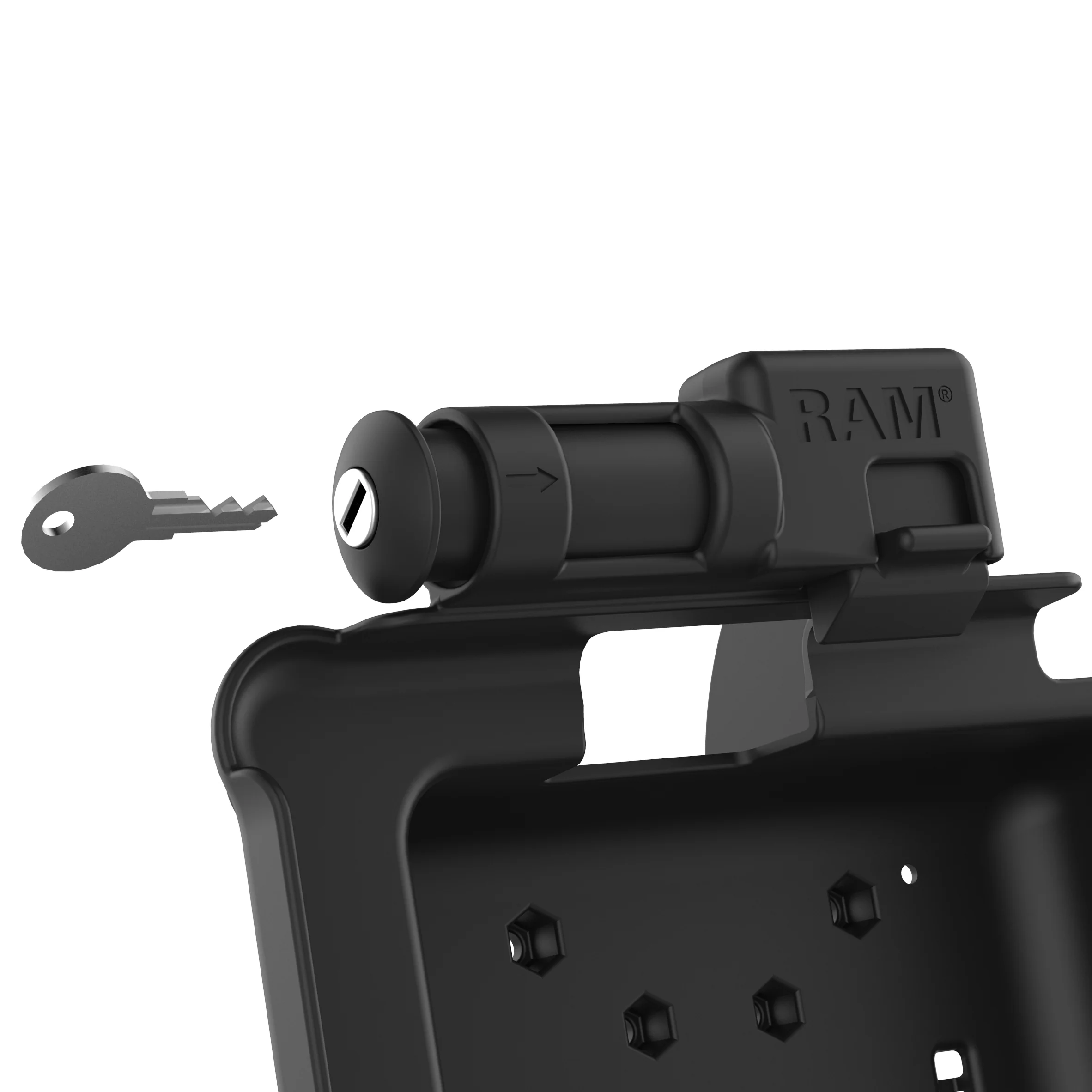 GDS® Key Locking Power + Data & DB9 Dock for Zebra ET5x 8.3" & 8.4" - Image 3