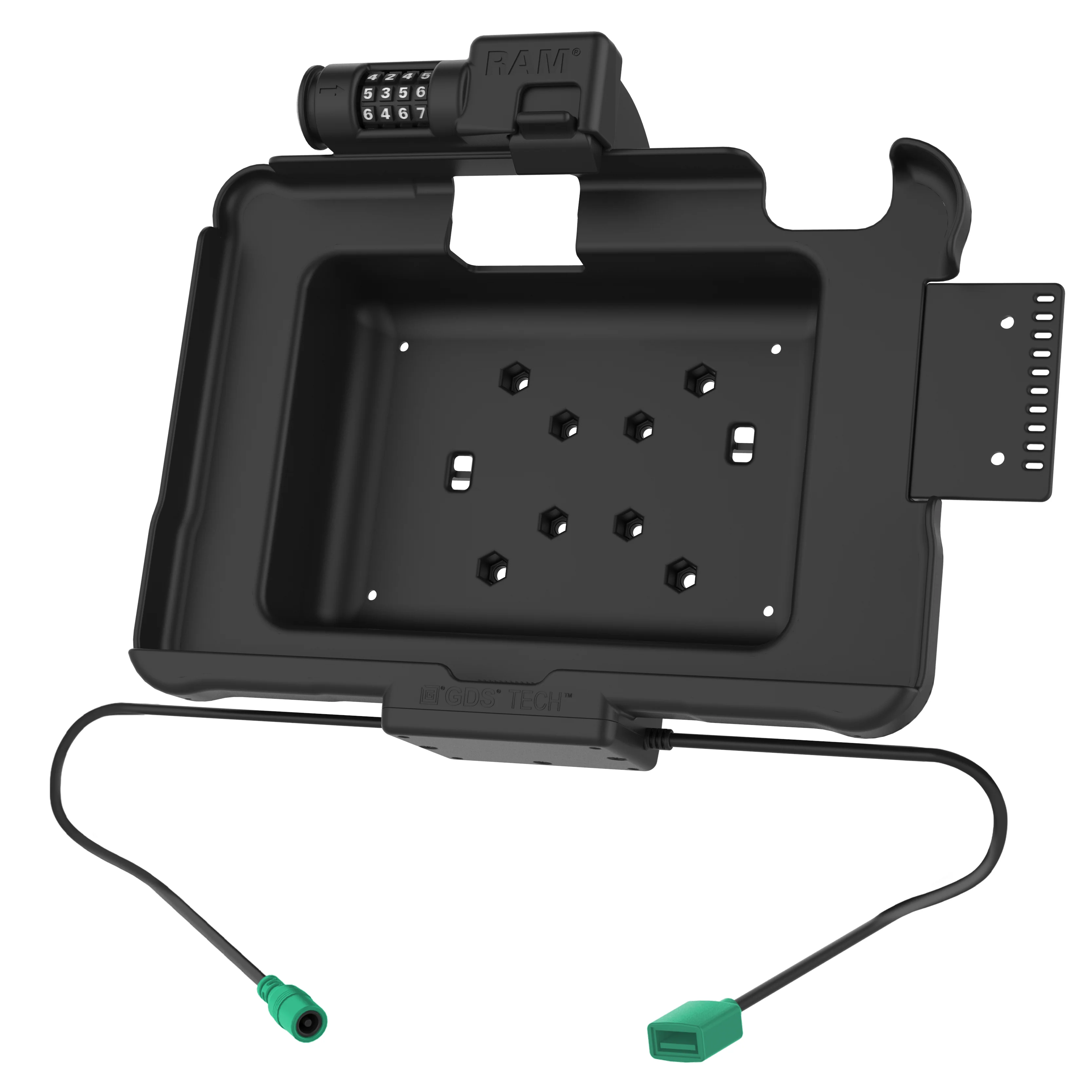 GDS® Combo Locking Power + Data Dock for Zebra ET5x 10.1" Series - Image 2