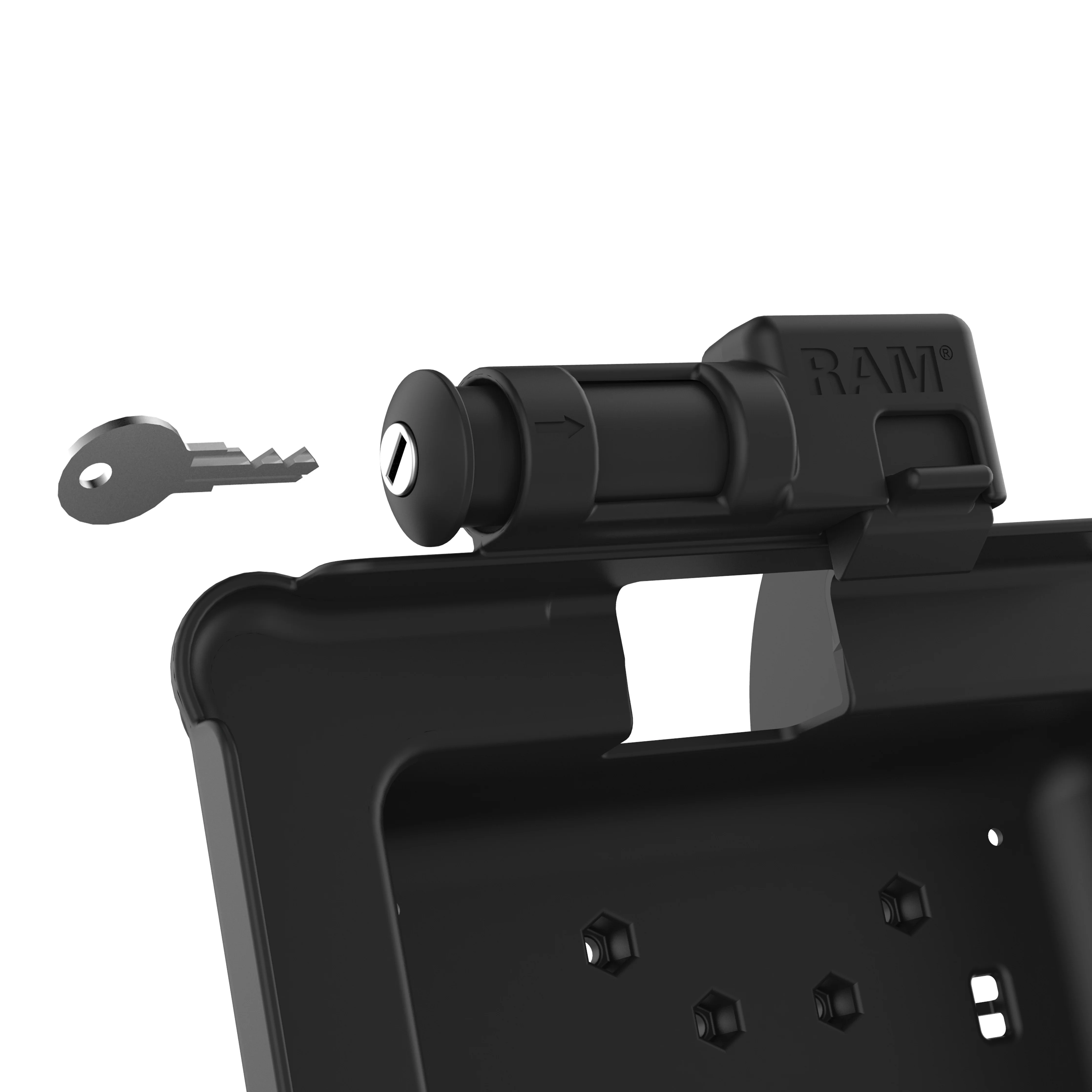 GDS® Key Locking Power + USB-A & RJ45 Dock for Zebra ET5x 10.1" - Image 3